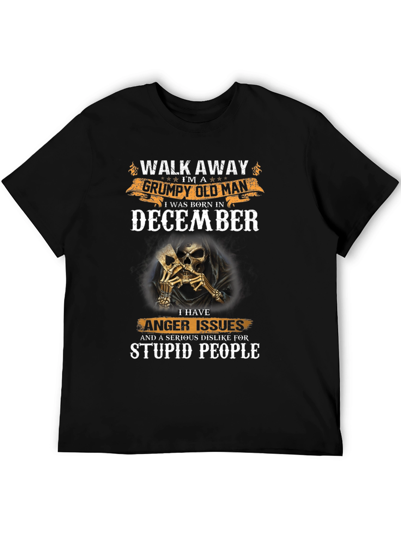 Grumpy Old Man December Birthday T-Shirt