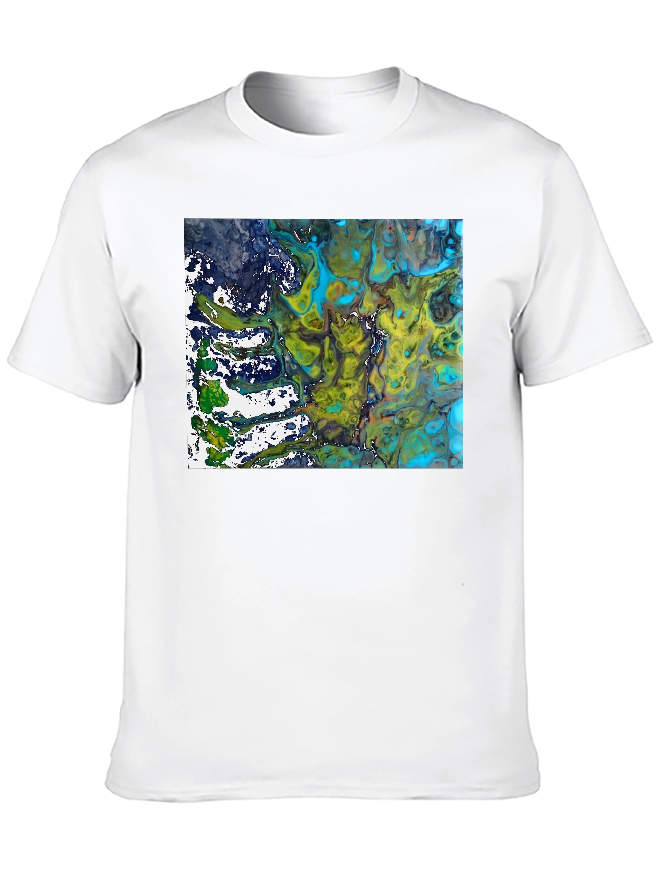 Abstract Art Graphic Tee - Modern Black T-Shirt