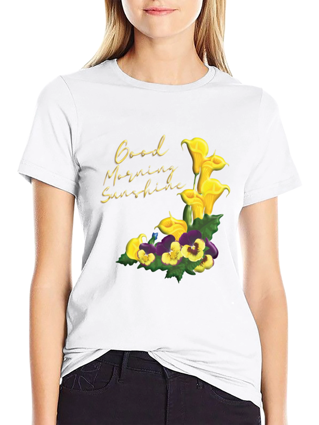 Sunshine Floral Graphic Tee