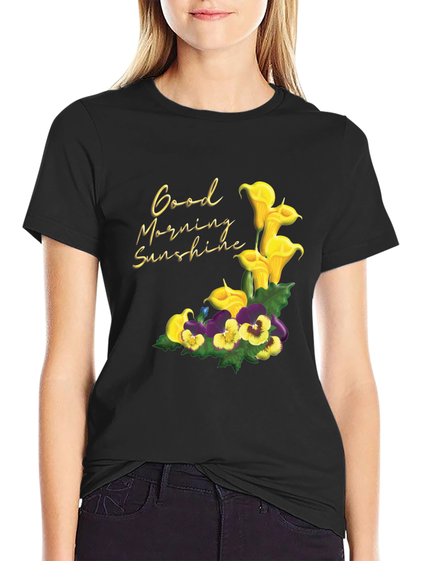 Sunshine Floral Graphic Tee