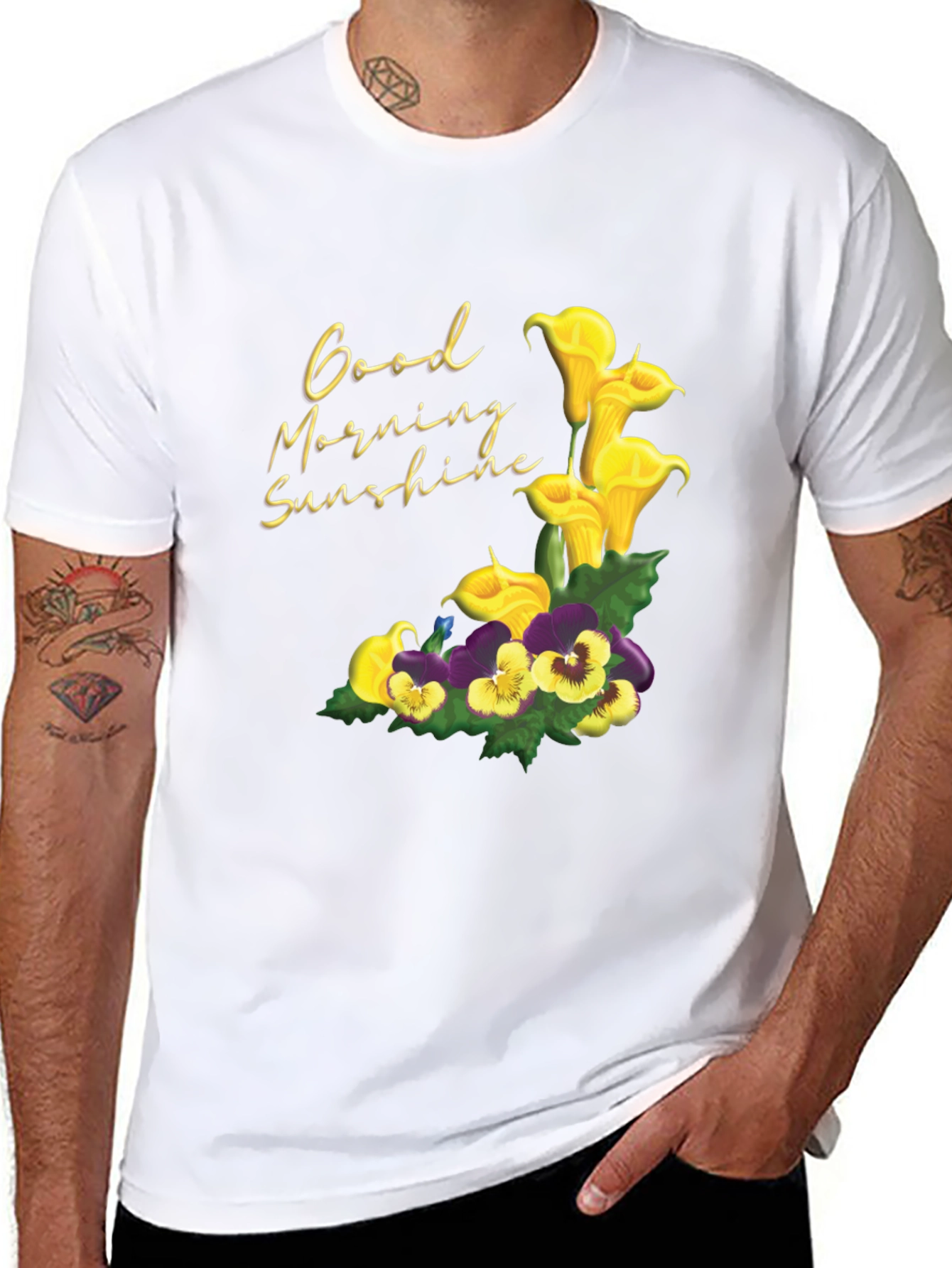 Sunshine Floral Graphic Tee