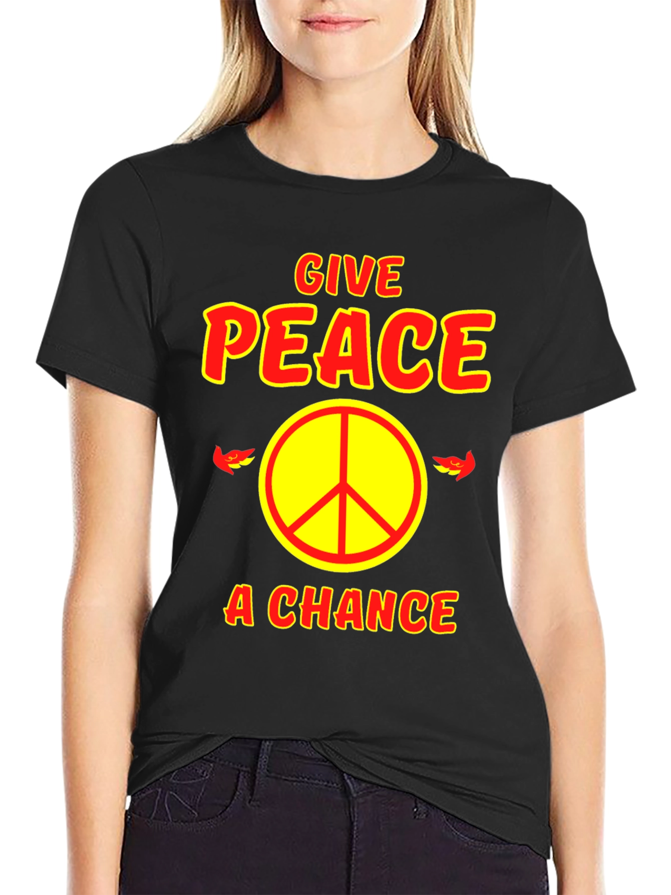 Give Peace A Chance Graphic T-Shirt