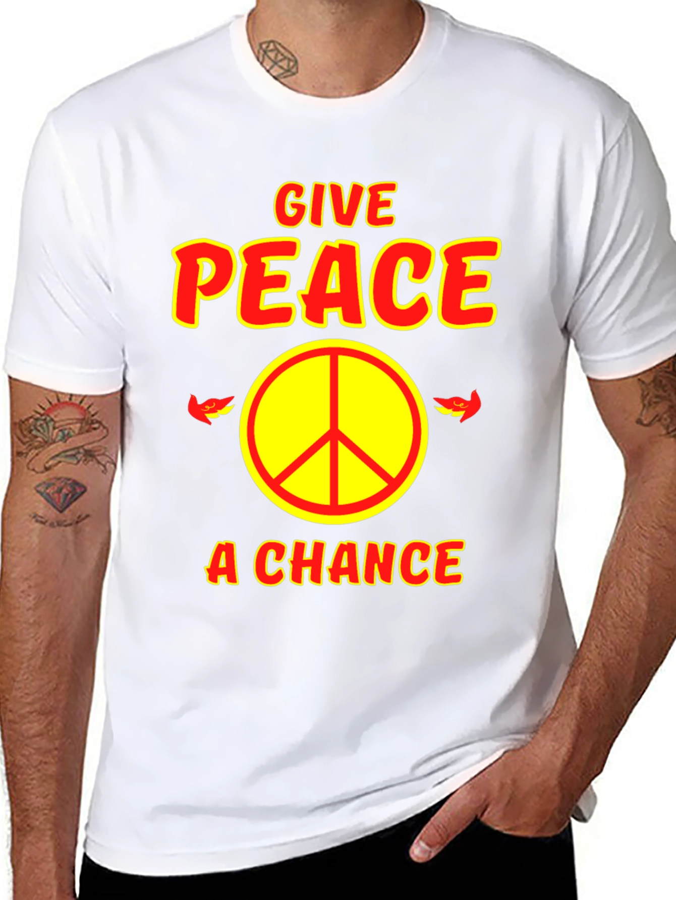 Give Peace A Chance Graphic T-Shirt