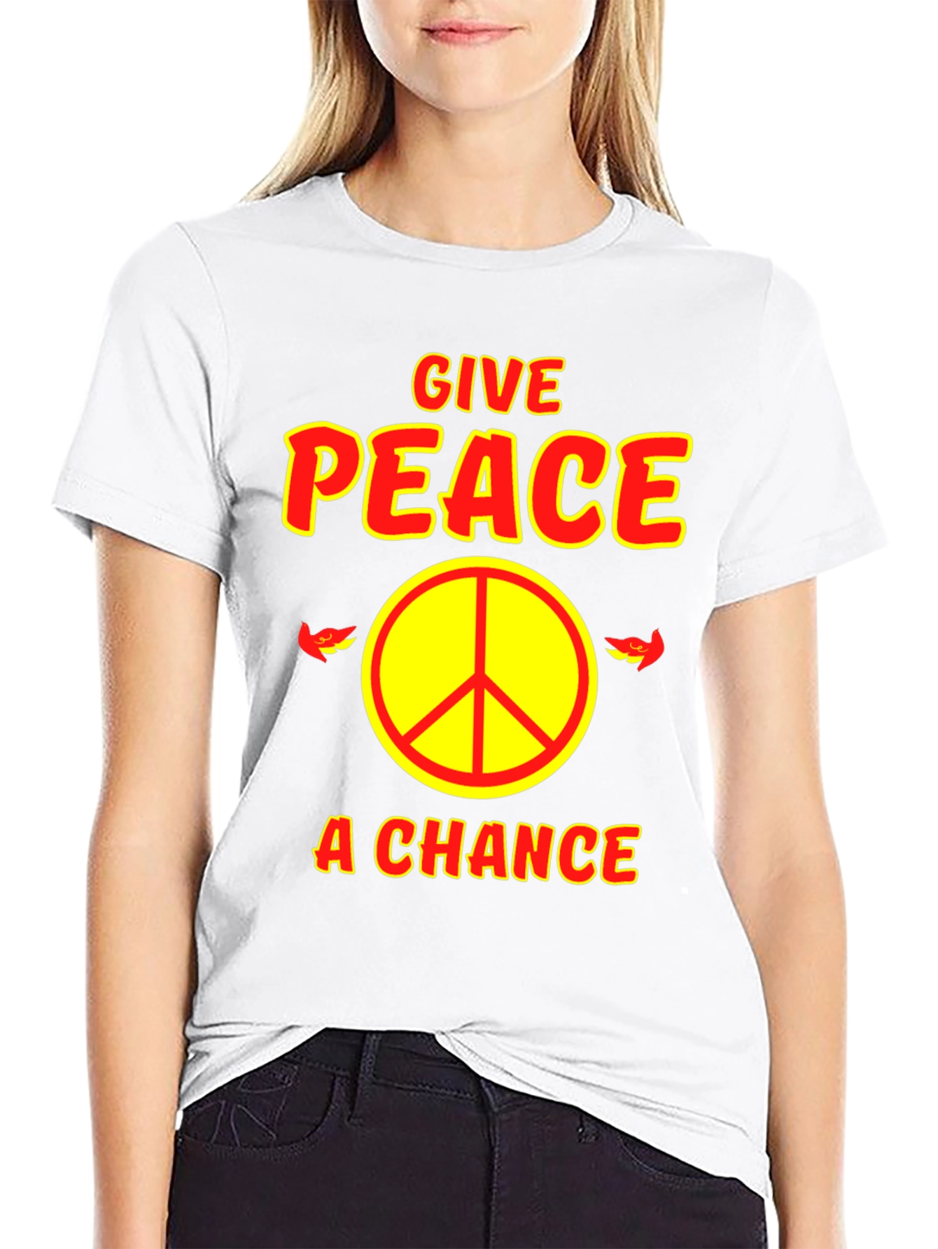 Give Peace A Chance Graphic T-Shirt