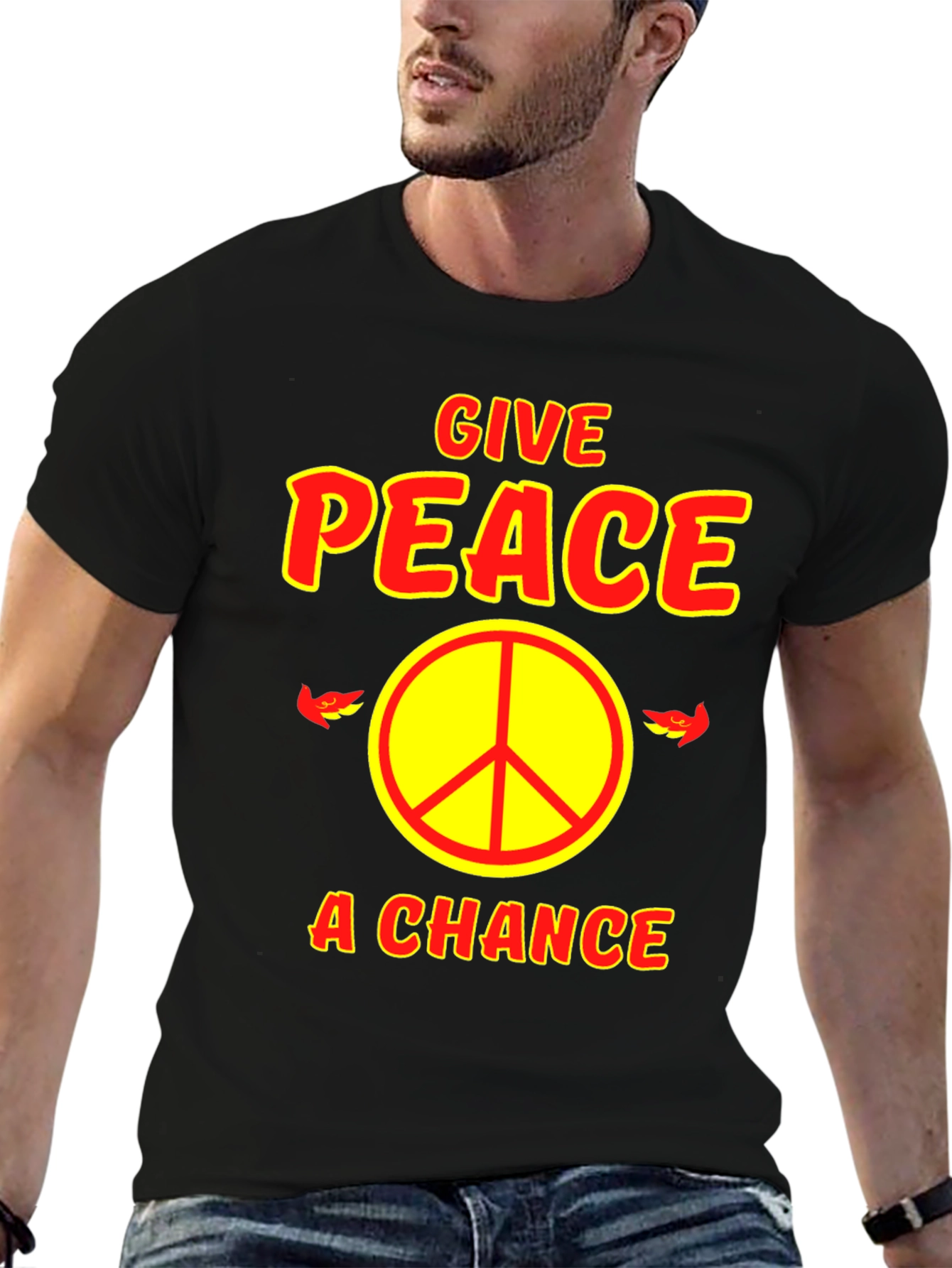 Give Peace A Chance Graphic T-Shirt