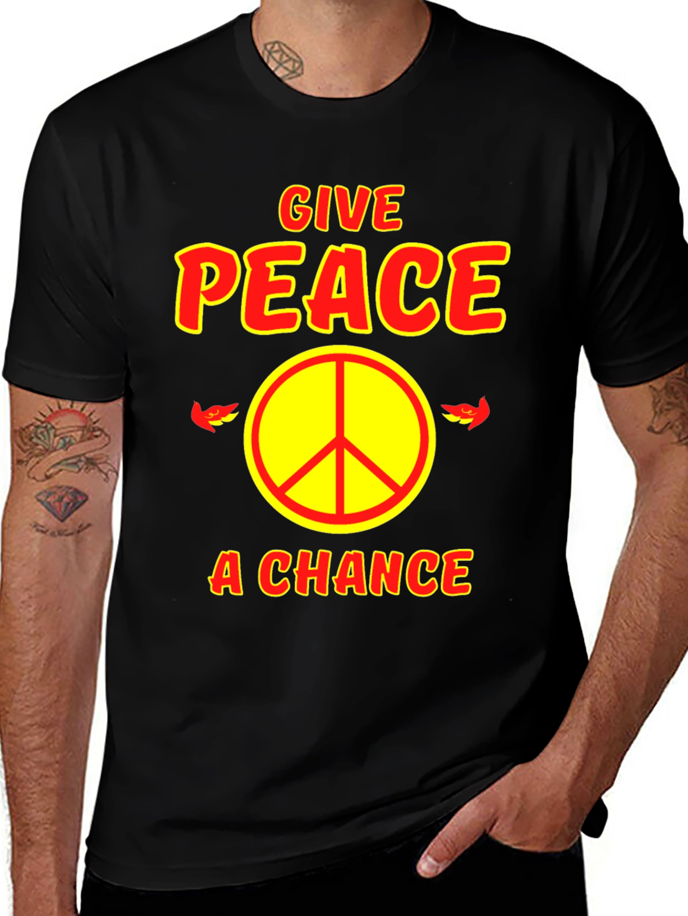 Give Peace A Chance Graphic T-Shirt