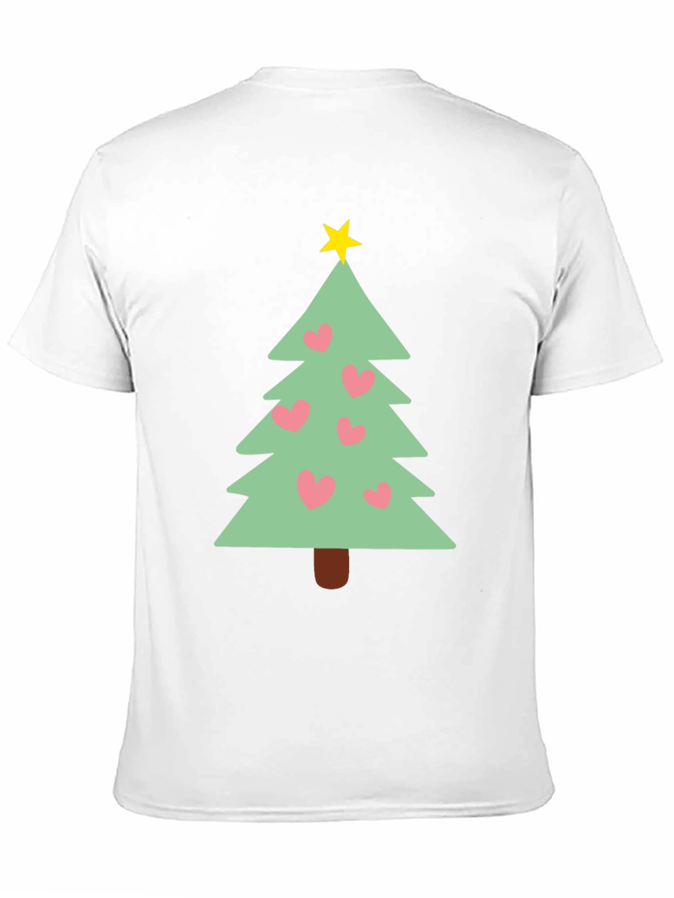 Festive Christmas Tree Heart T-Shirt