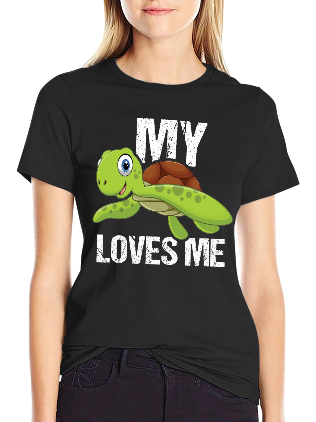 My Turtle Loves Me T-Shirt - Cute Reptile Tee