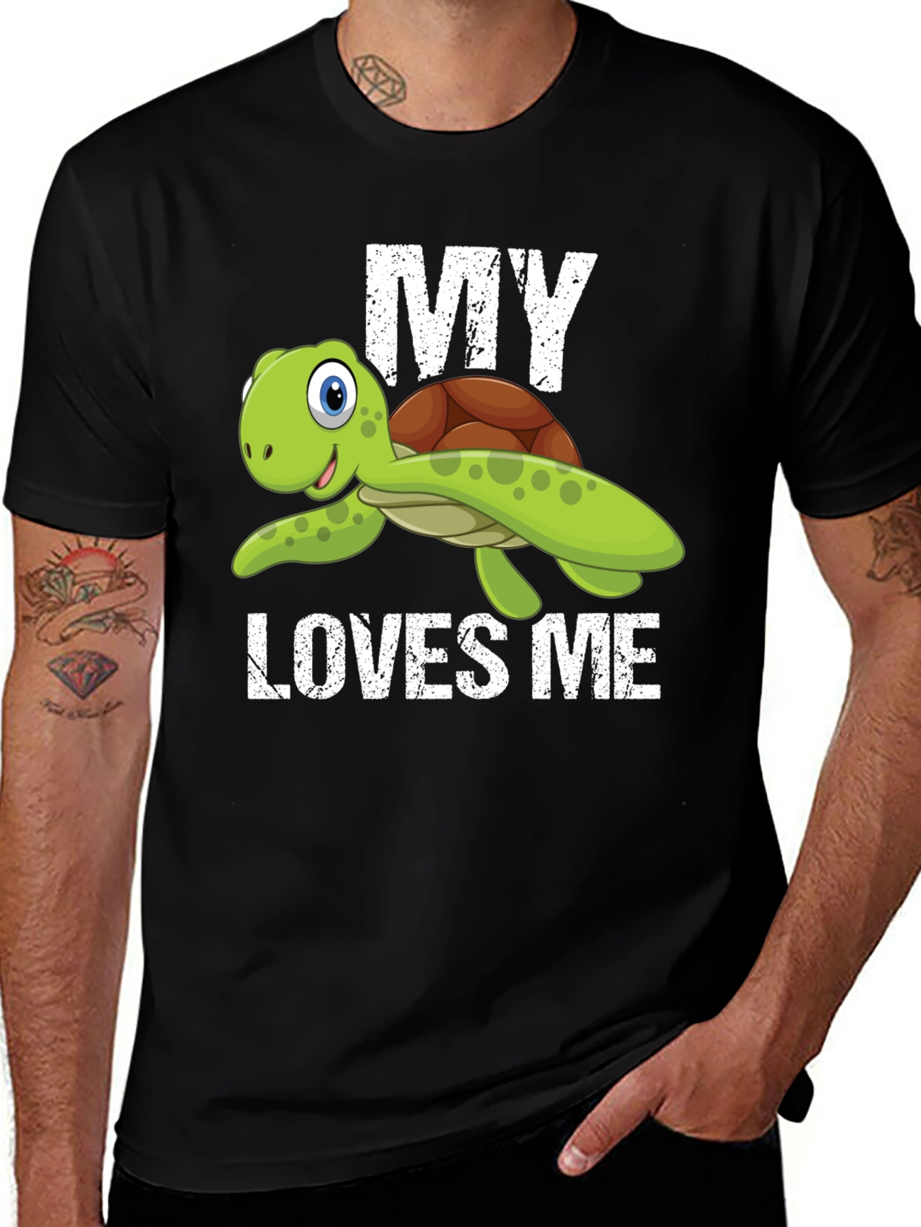 My Turtle Loves Me T-Shirt - Cute Reptile Tee