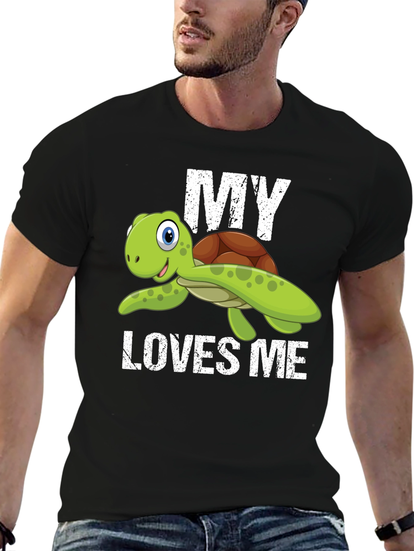 My Turtle Loves Me T-Shirt - Cute Reptile Tee