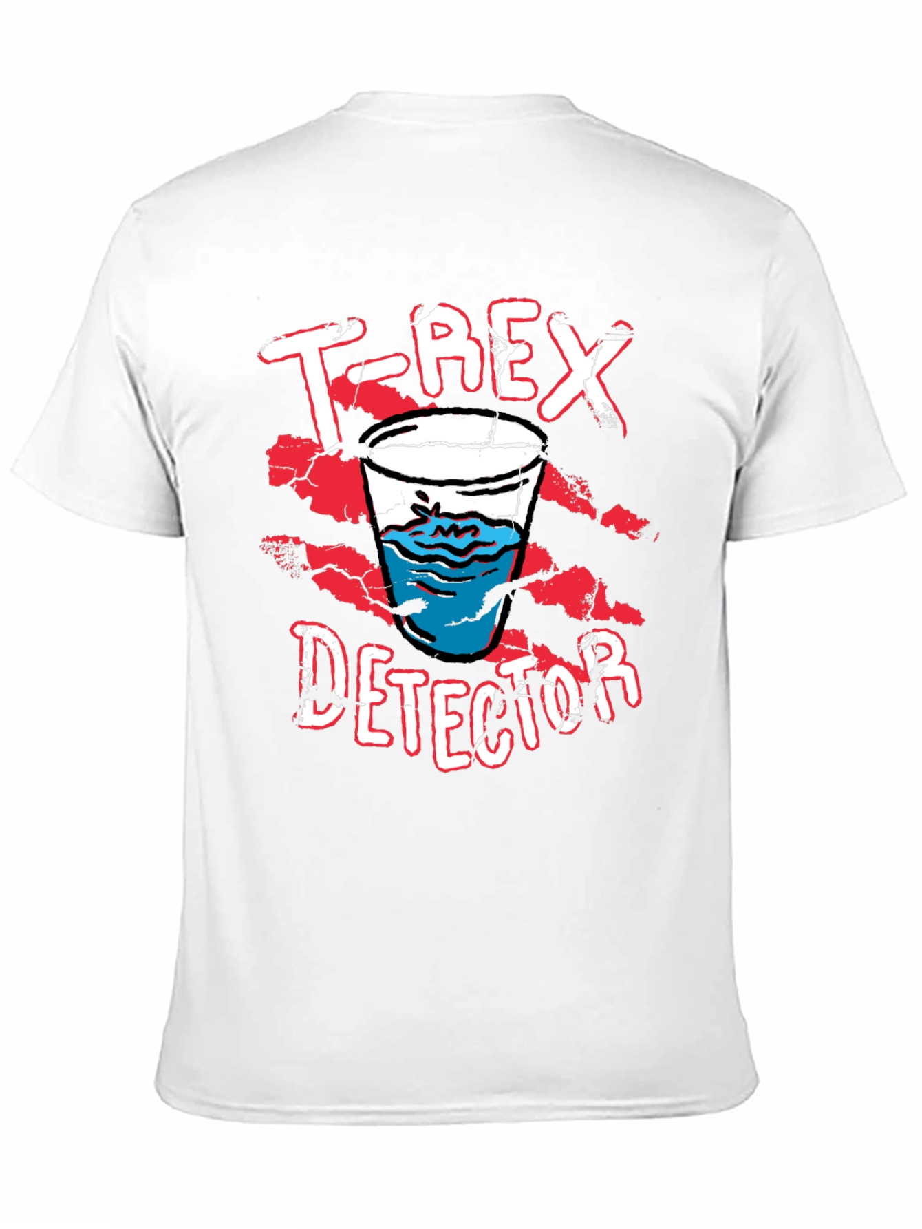 T-Rex Detector Novelty Graphic T-Shirt