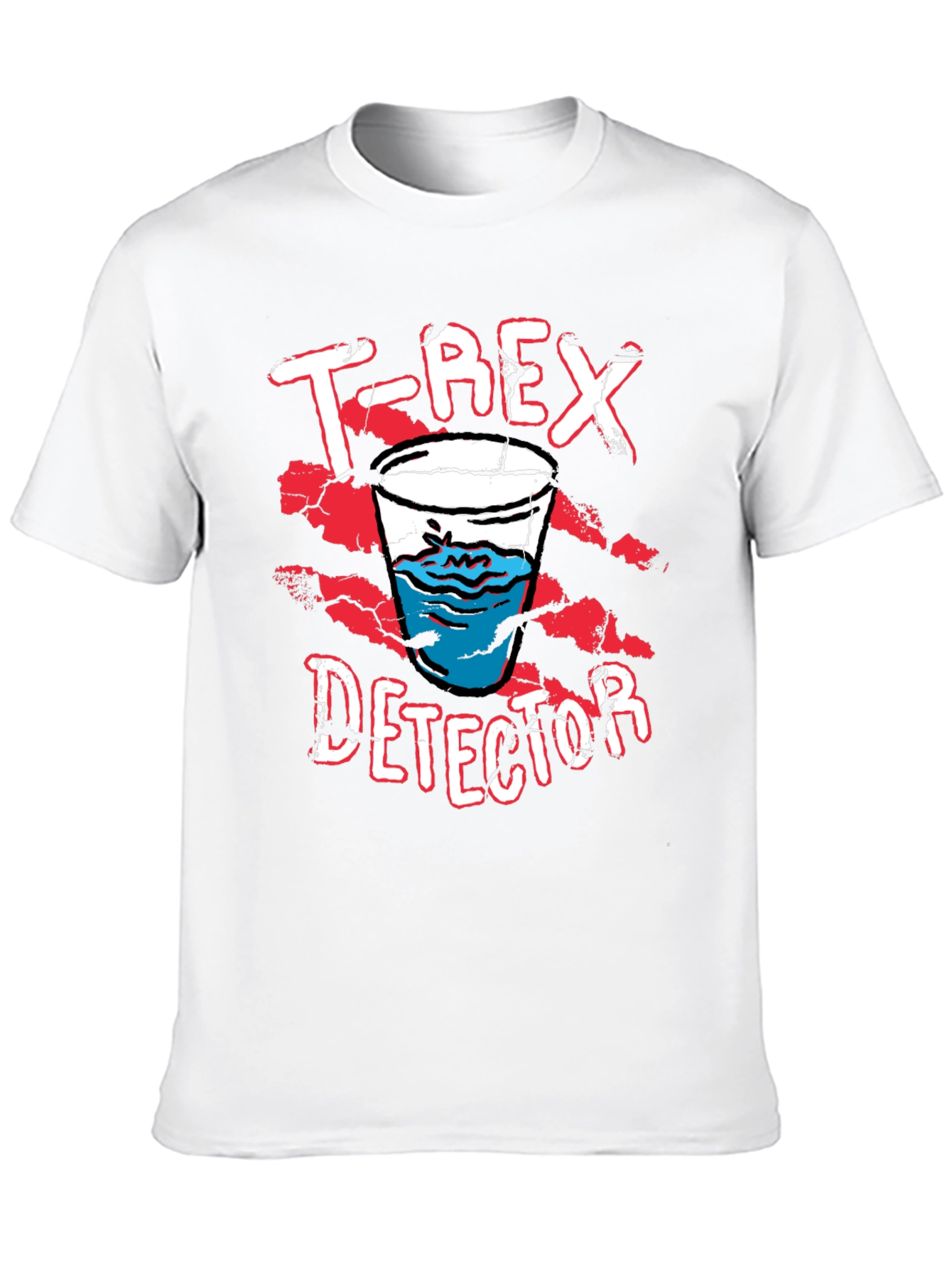 T-Rex Detector Novelty Graphic T-Shirt