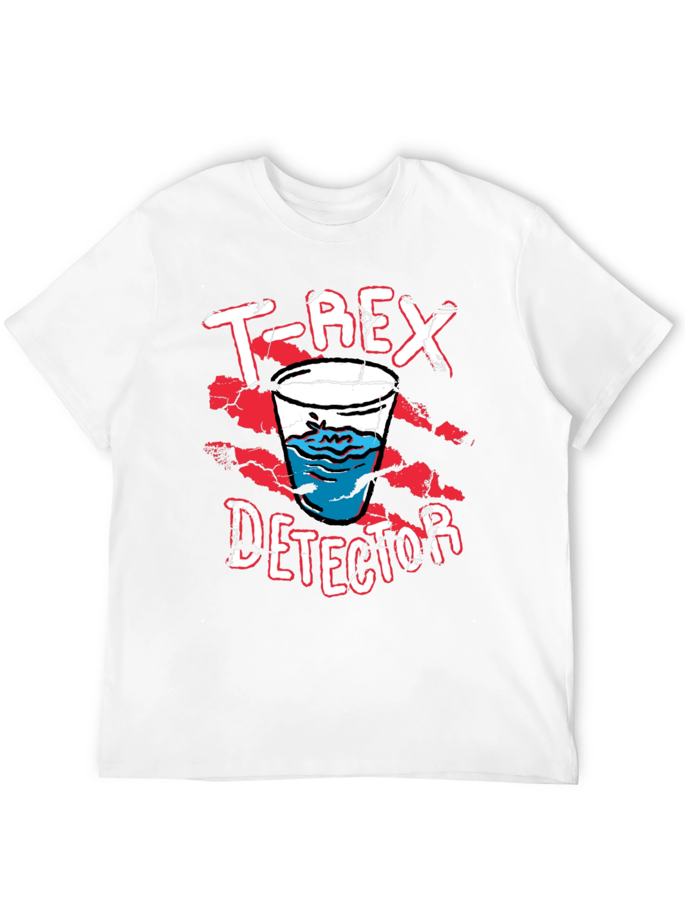 T-Rex Detector Novelty Graphic T-Shirt