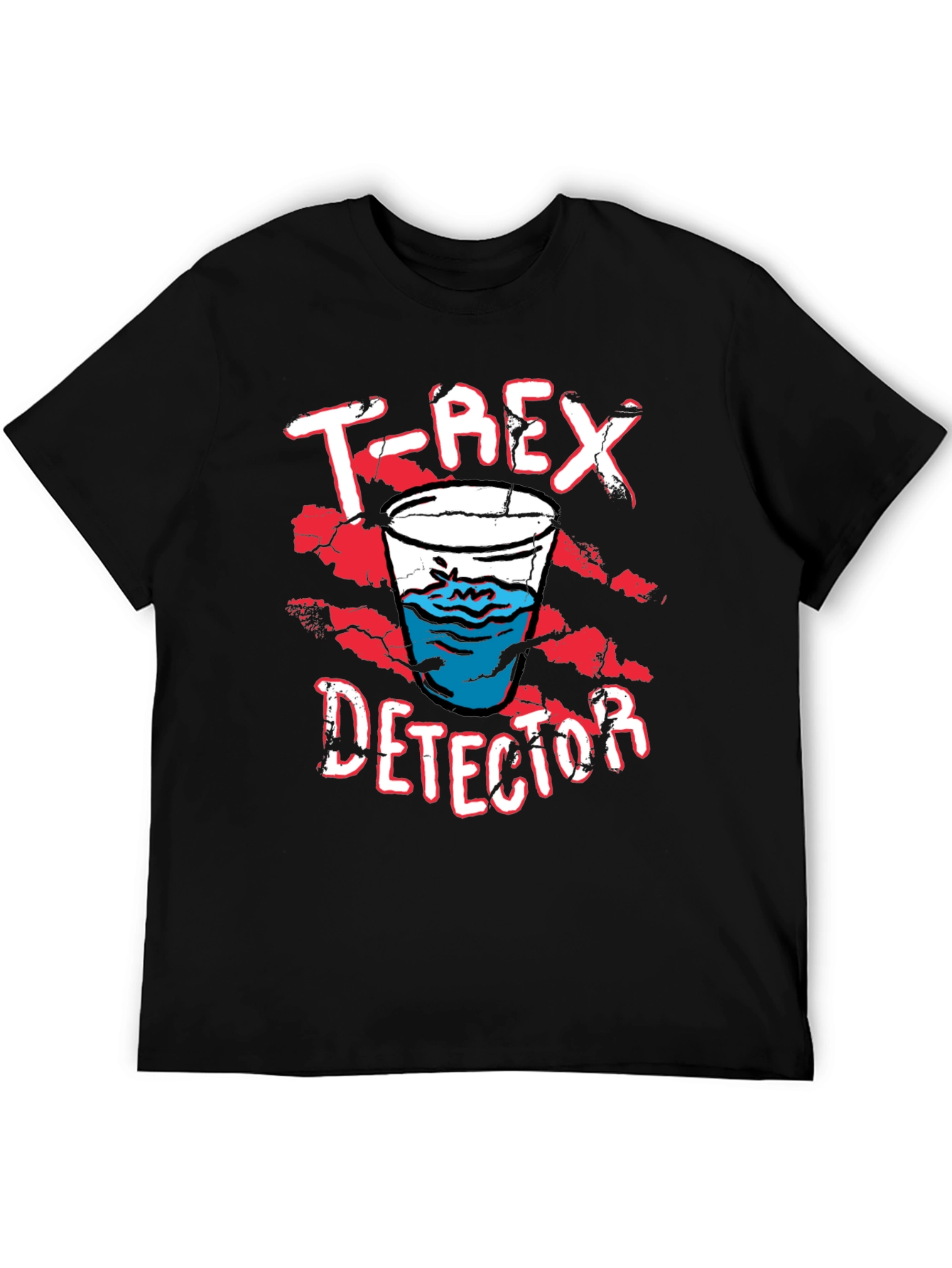 T-Rex Detector Novelty Graphic T-Shirt