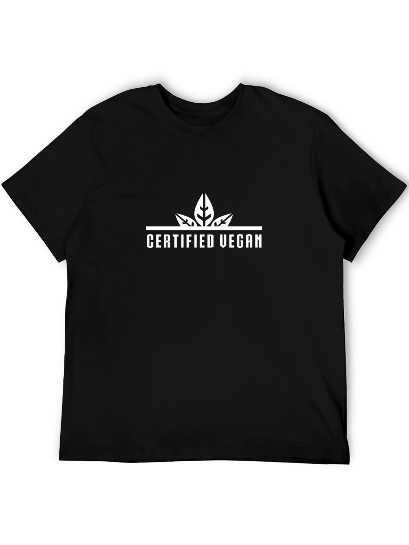Certified Vegan Black T-Shirt