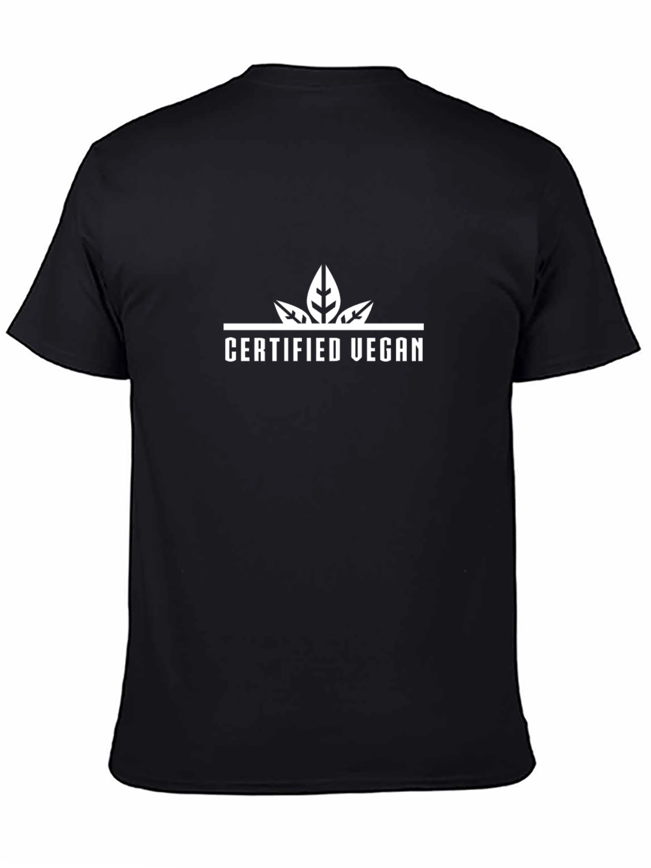 Certified Vegan Black T-Shirt