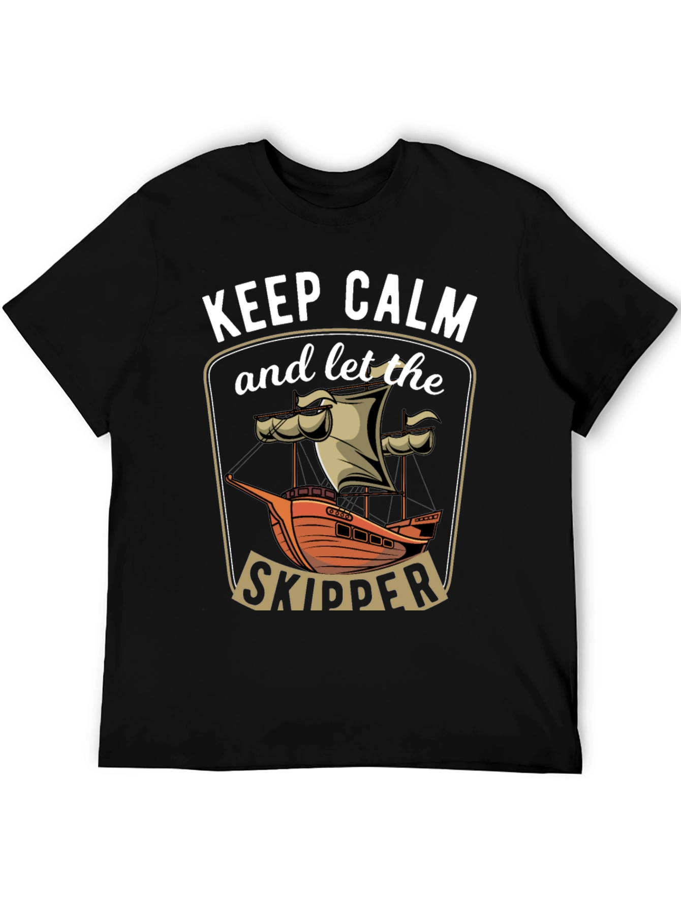 Keep Calm Skipper Graphic T-Shirt