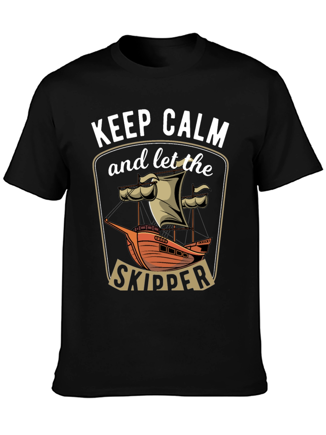 Keep Calm Skipper Graphic T-Shirt