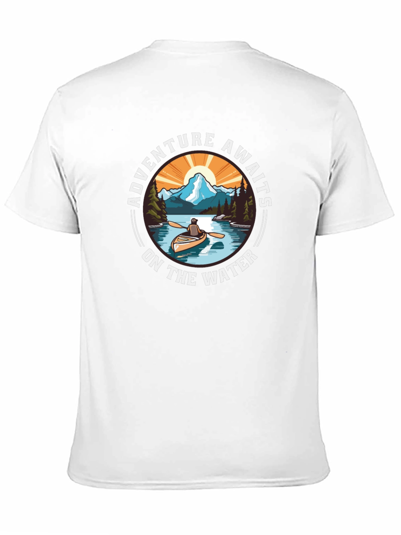 Adventure Awaits Graphic Tee - Outdoor River Design