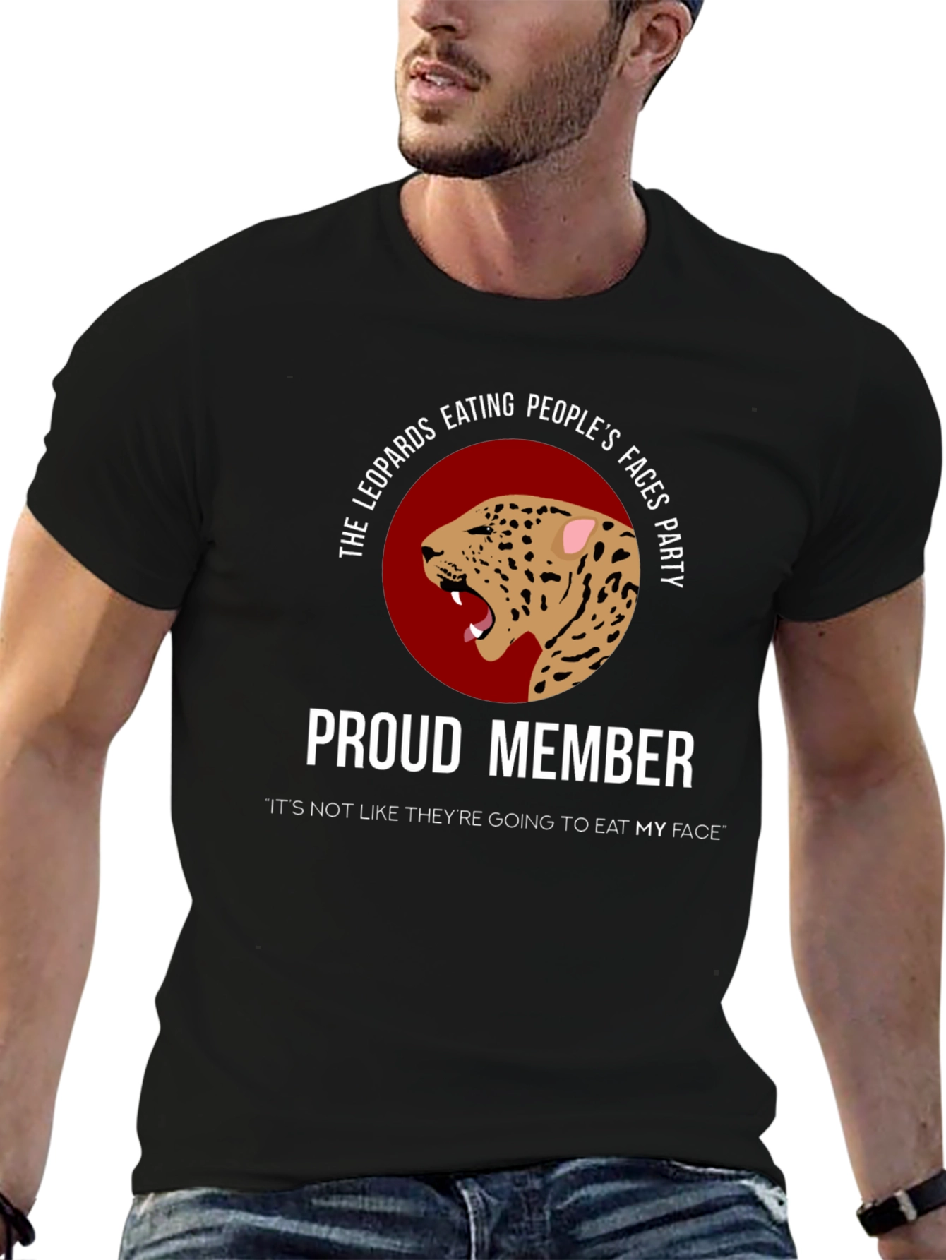 Leopards Eating Faces Party T-Shirt