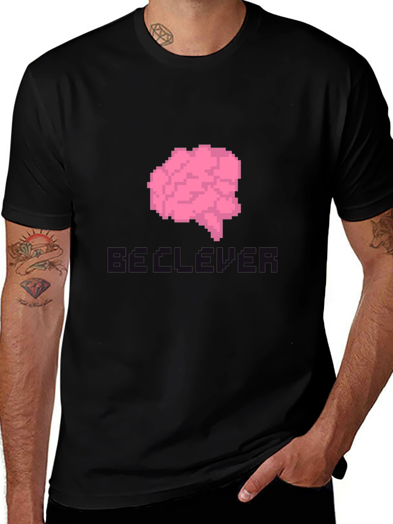 Pixel Brain T-Shirt - Clever Design