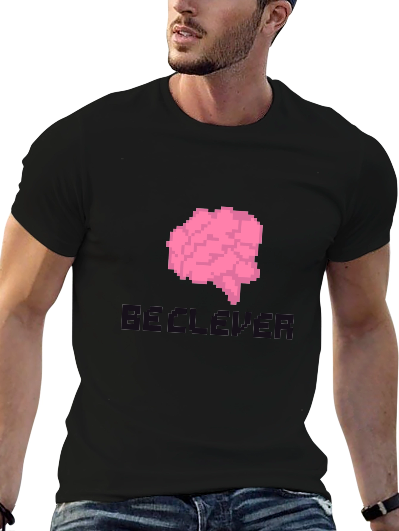 Pixel Brain T-Shirt - Clever Design