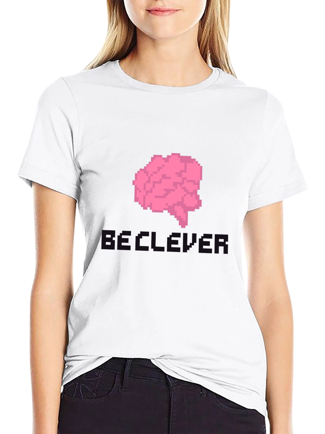 Pixel Brain T-Shirt - Clever Design