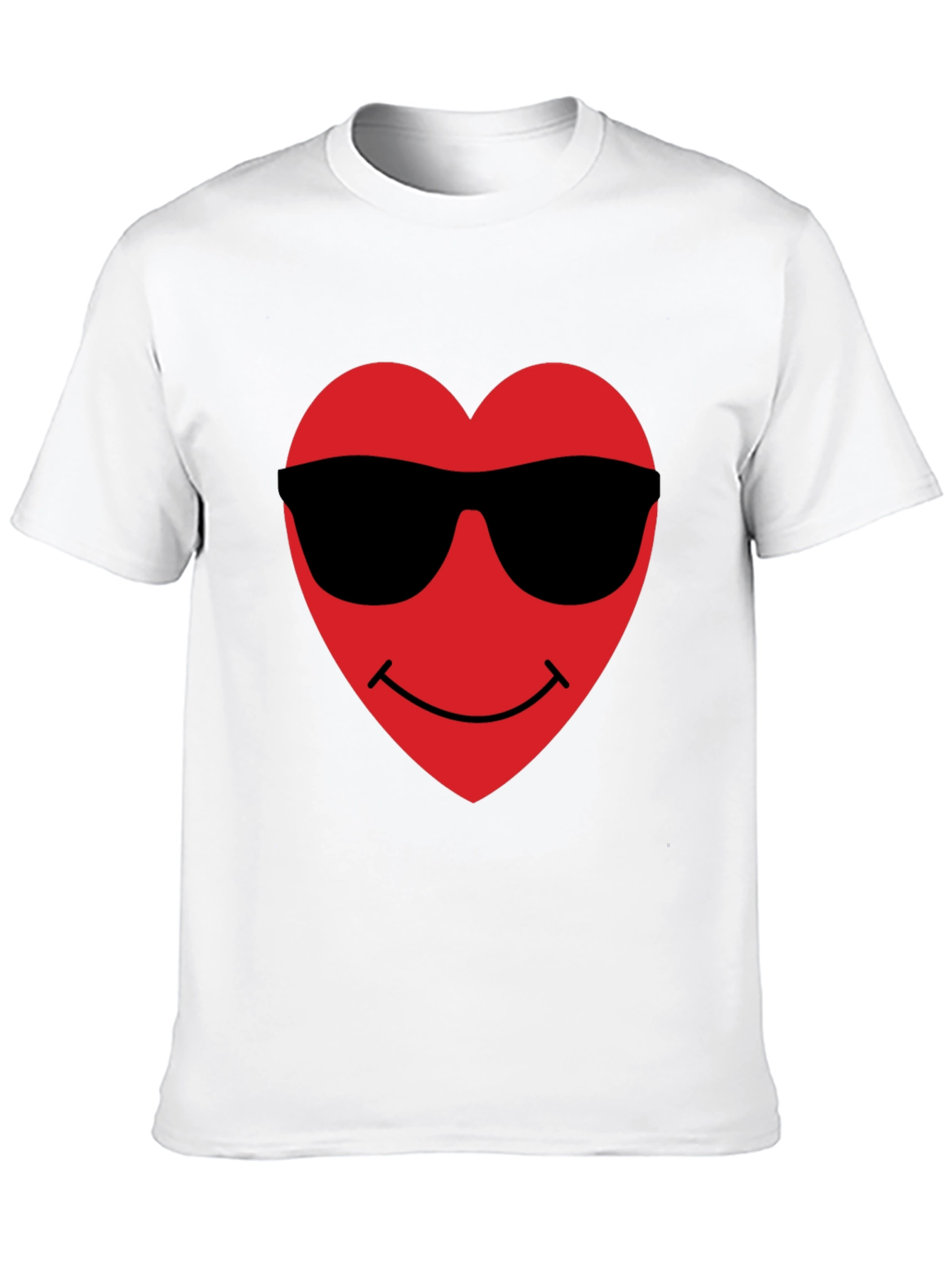 Cool Heart Sunglasses Graphic T-Shirt
