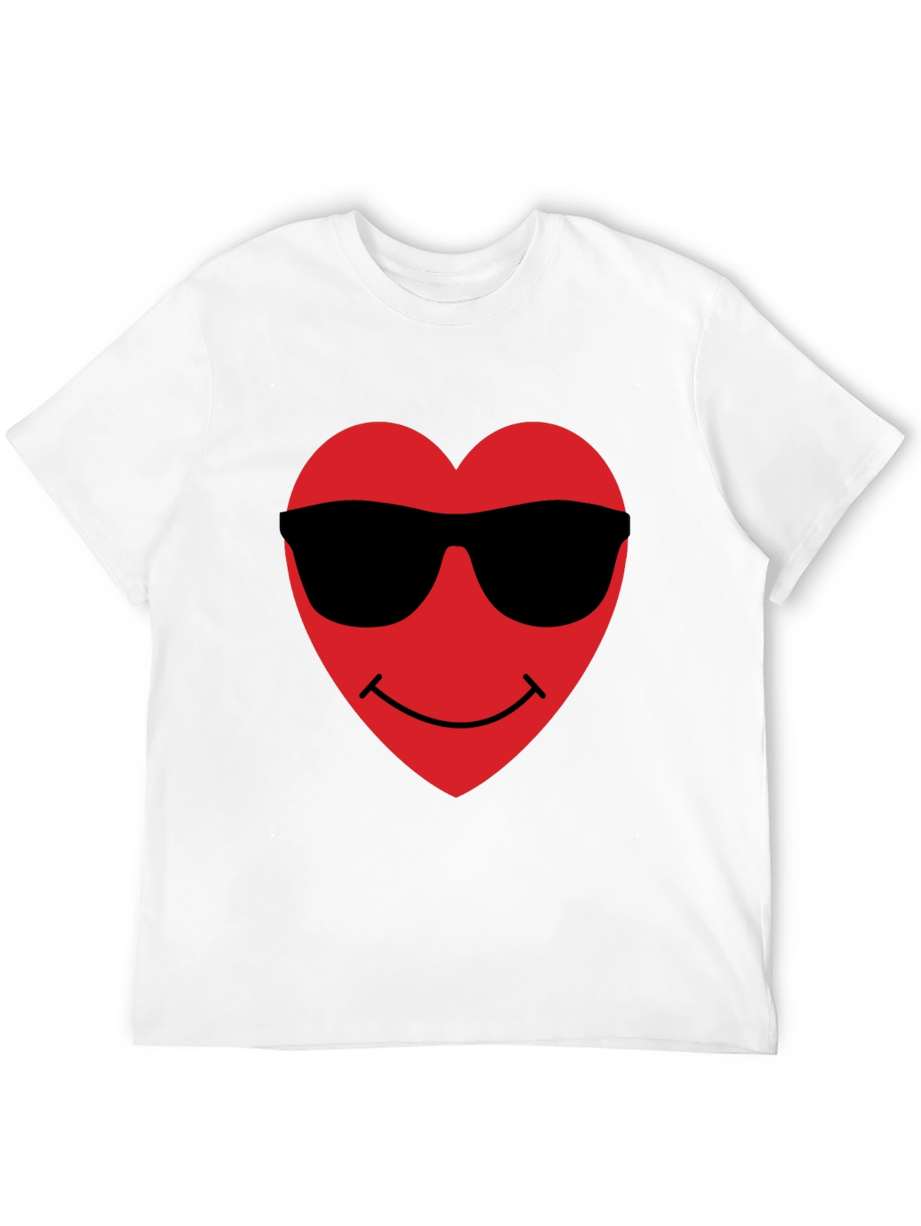 Cool Heart Sunglasses Graphic T-Shirt