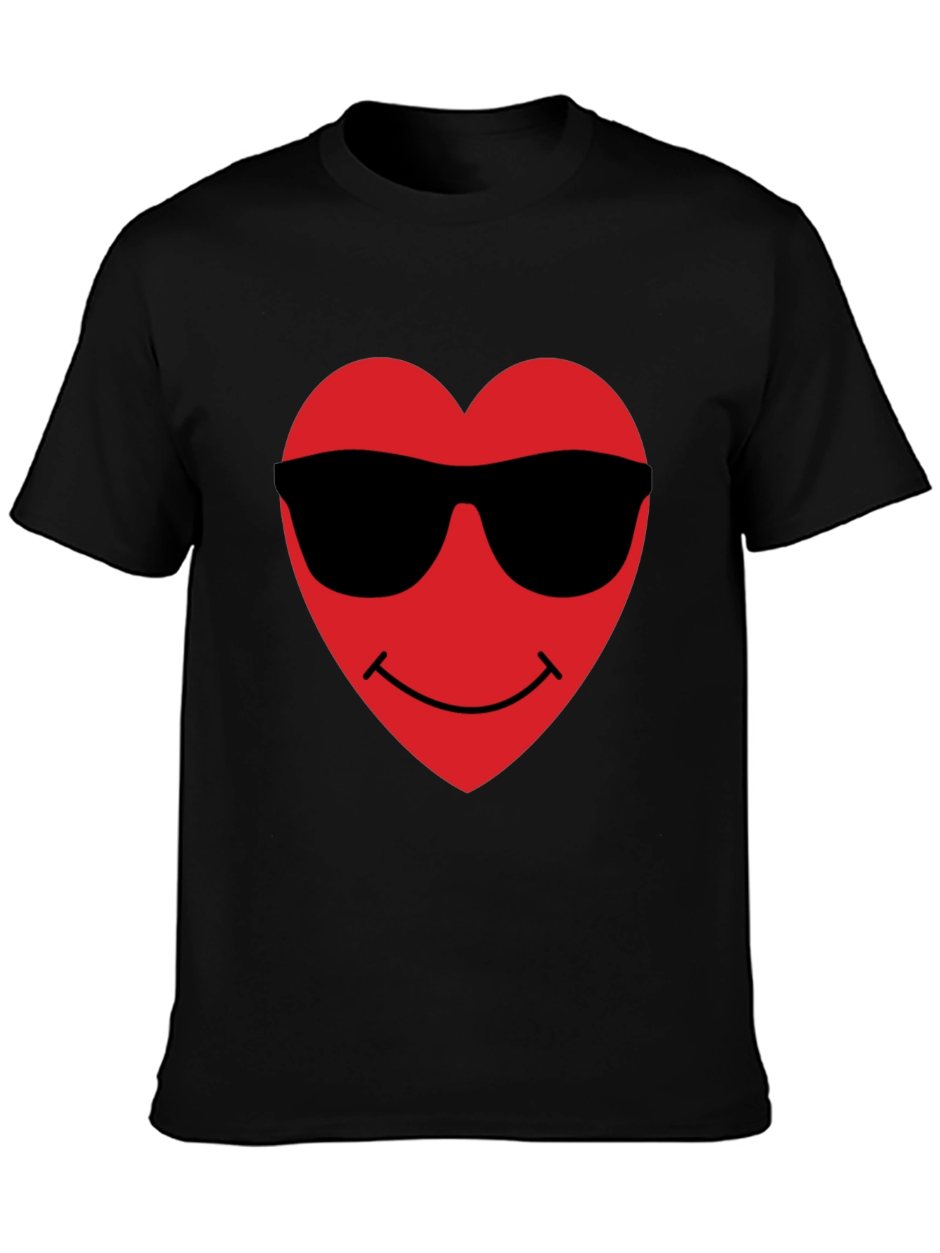 Cool Heart Sunglasses Graphic T-Shirt