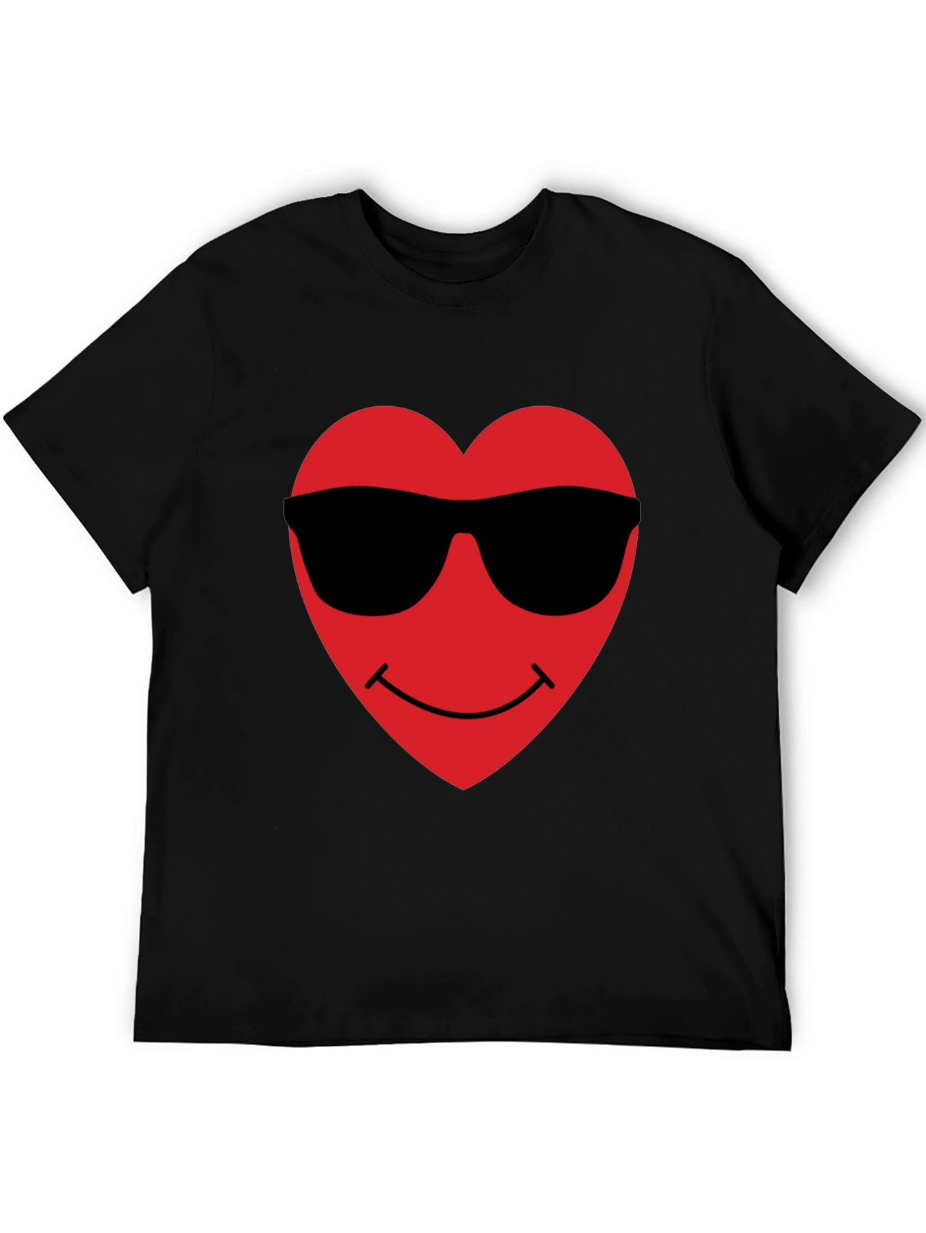 Cool Heart Sunglasses Graphic T-Shirt