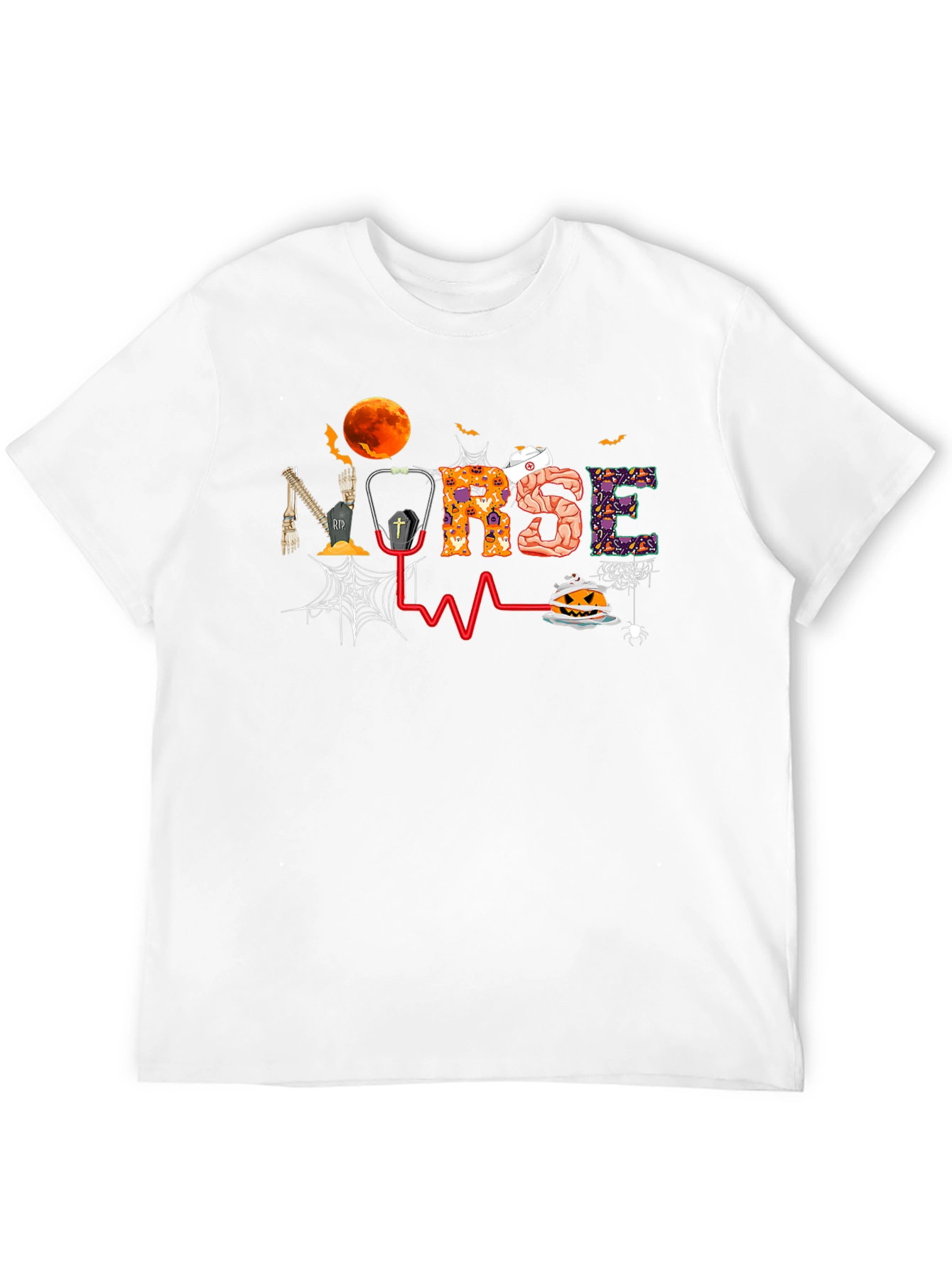 Halloween Nurse Graphic Tee