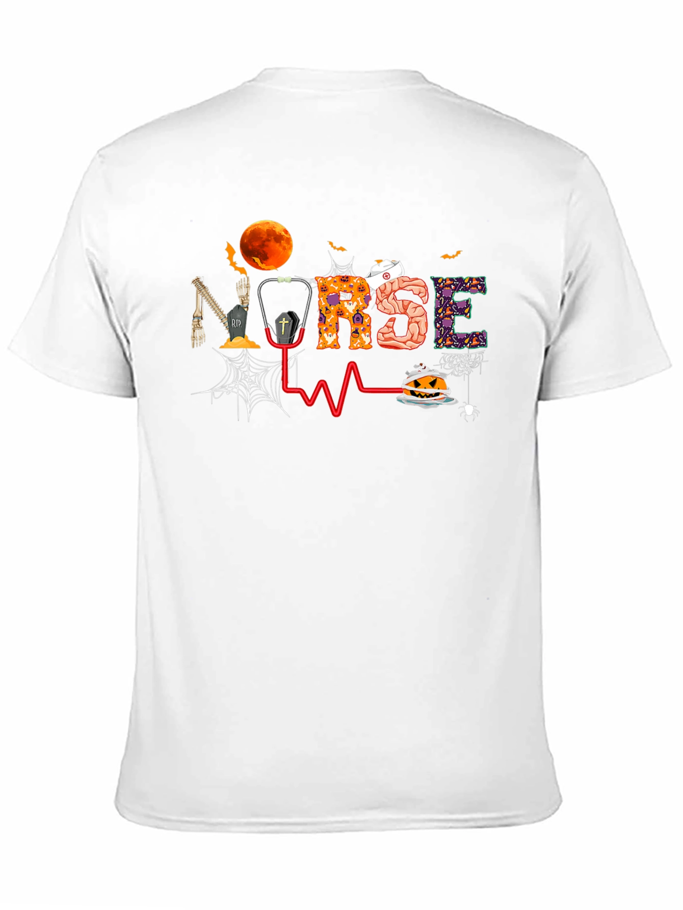 Halloween Nurse Graphic Tee