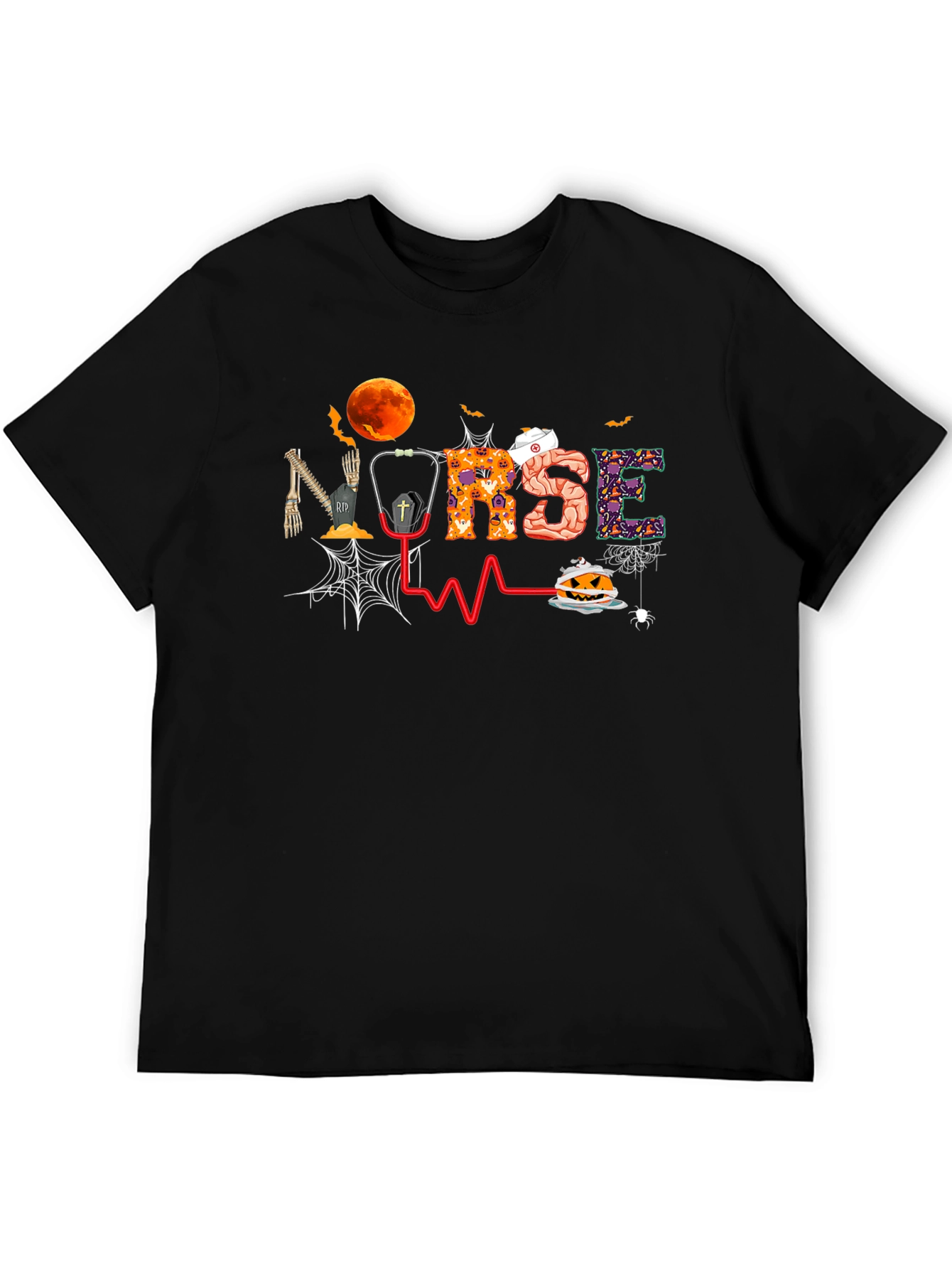 Halloween Nurse Graphic Tee