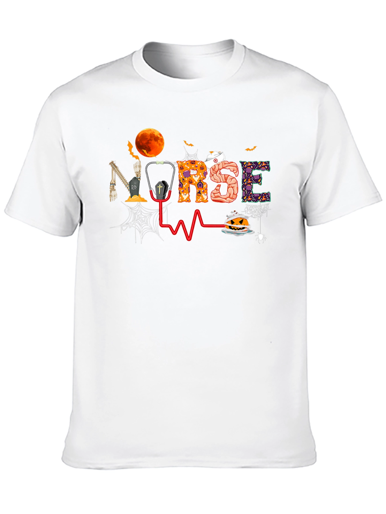 Halloween Nurse Graphic Tee