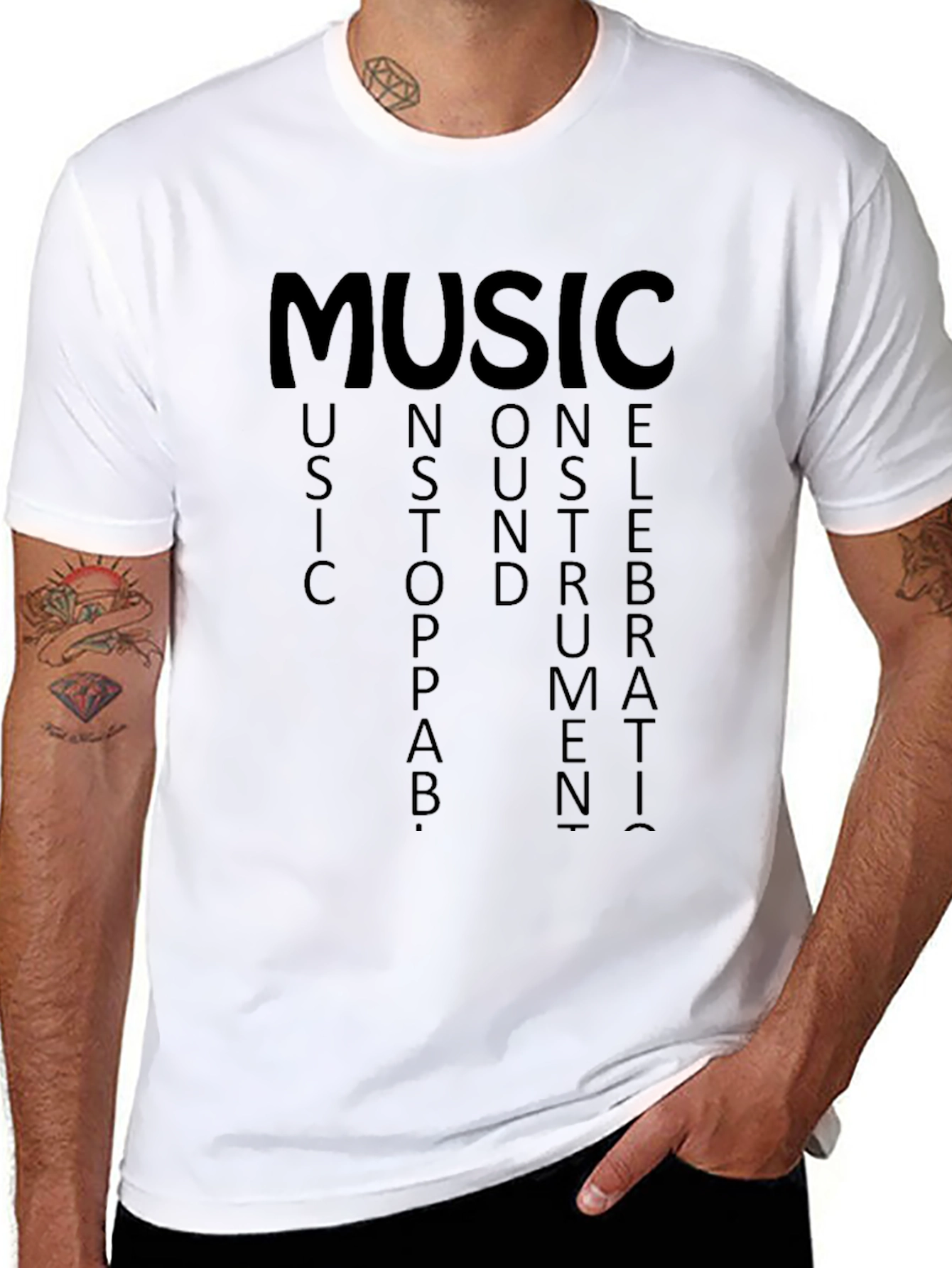 Music Inspiration Black T-Shirt