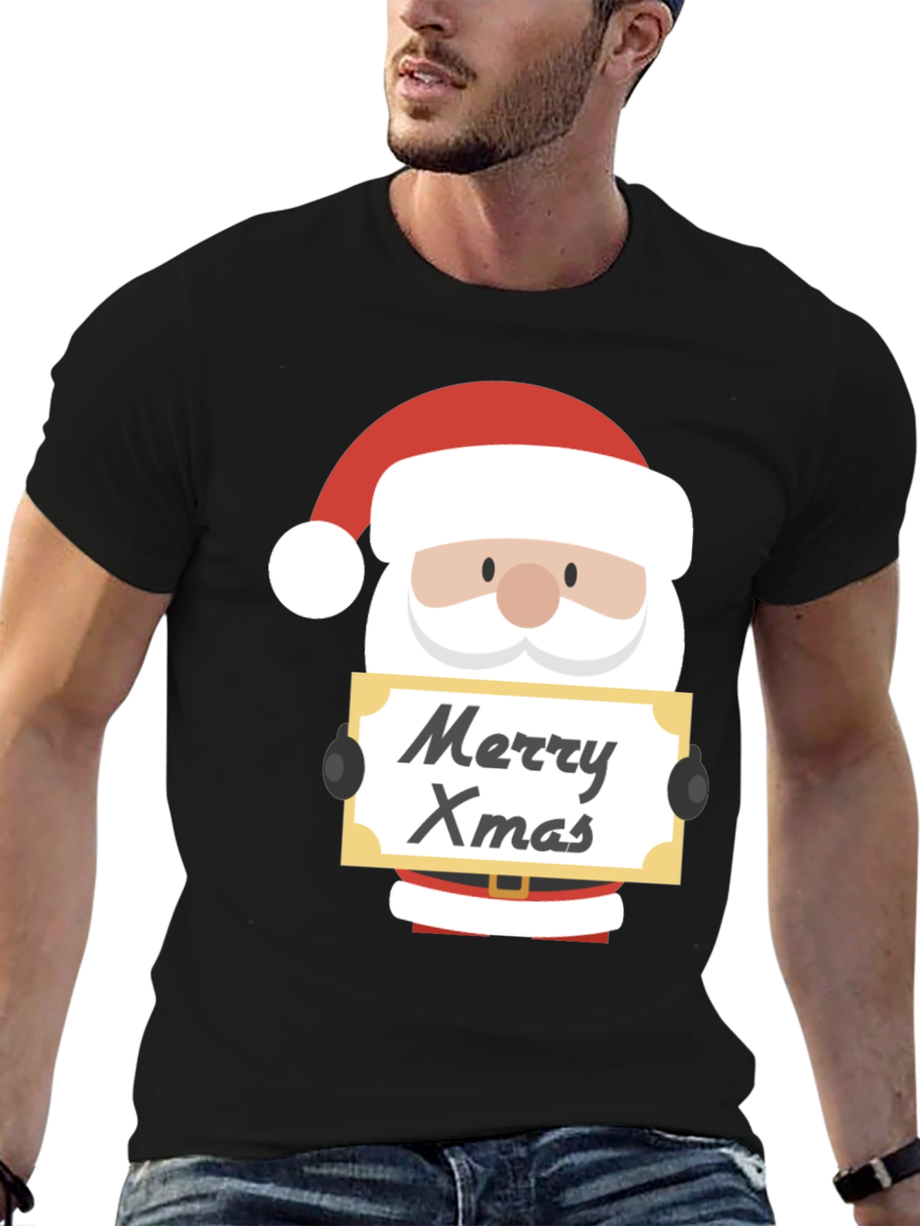 Merry Xmas Santa Graphic Tee
