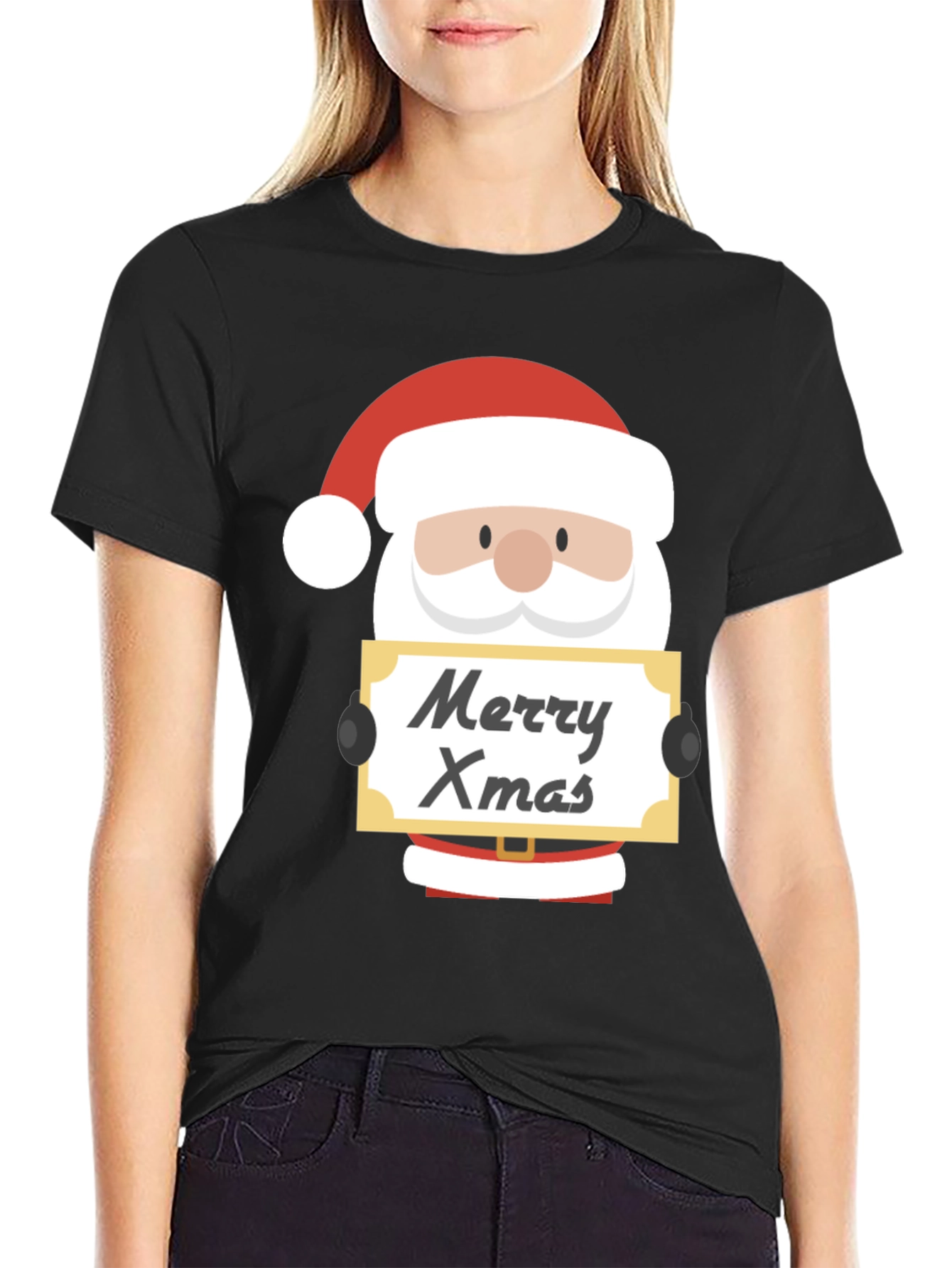 Merry Xmas Santa Graphic Tee