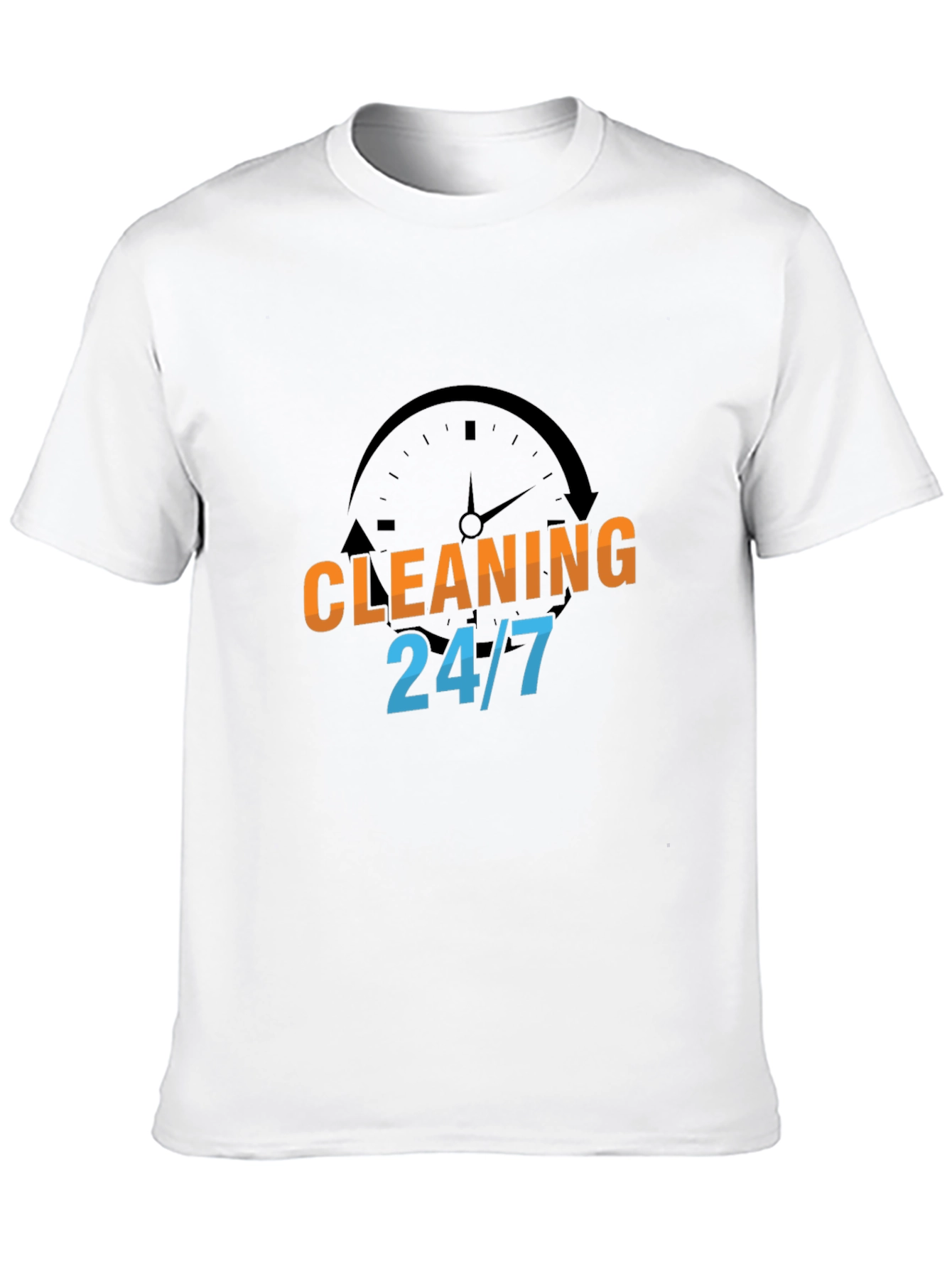 Cleaning 24/7 Graphic T-Shirt