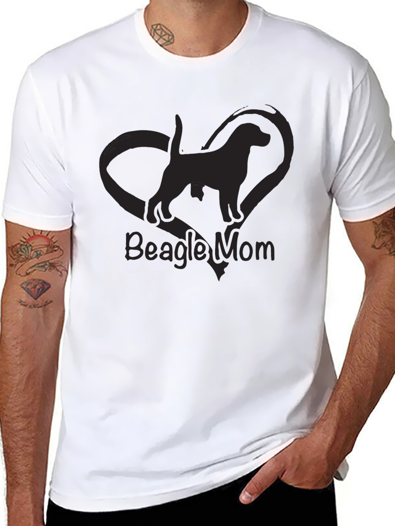 Beagle Mom T-Shirt - Dog Lover Tee