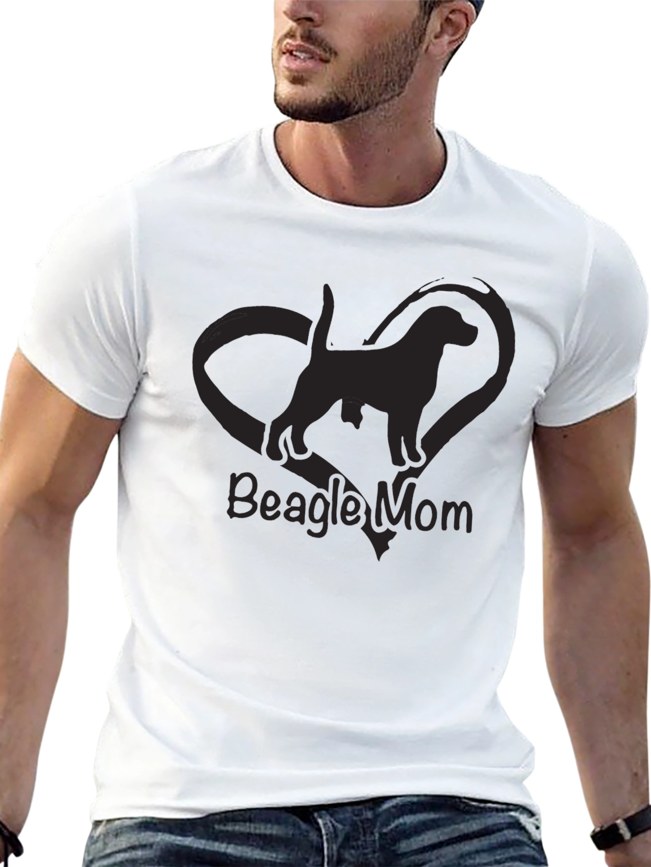 Beagle Mom T-Shirt - Dog Lover Tee