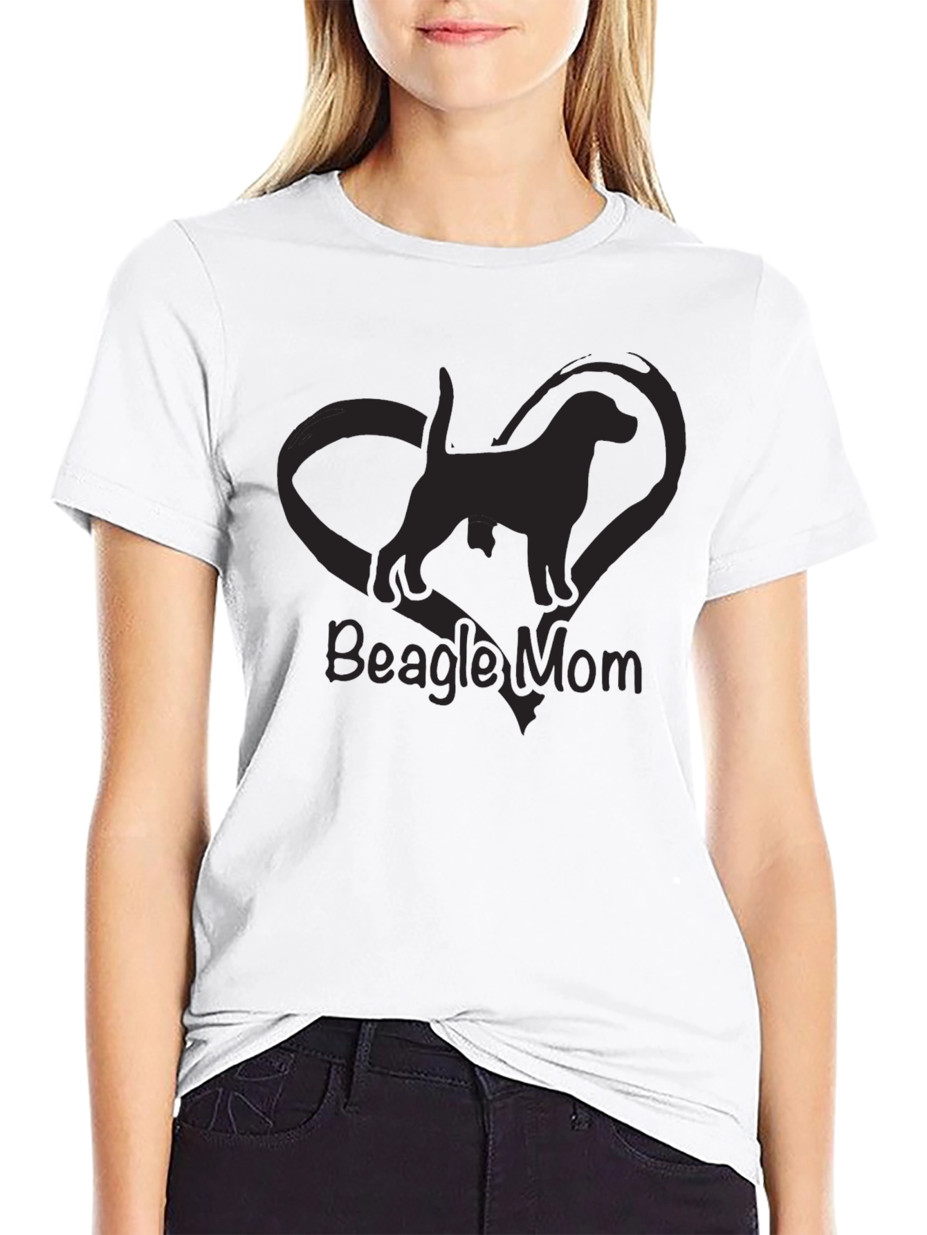 Beagle Mom T-Shirt - Dog Lover Tee