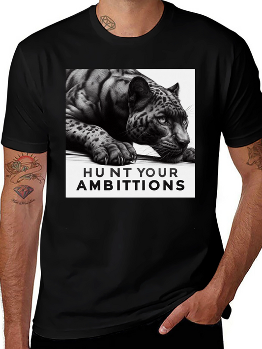 Hunt Your Ambitions Graphic Tee - Black