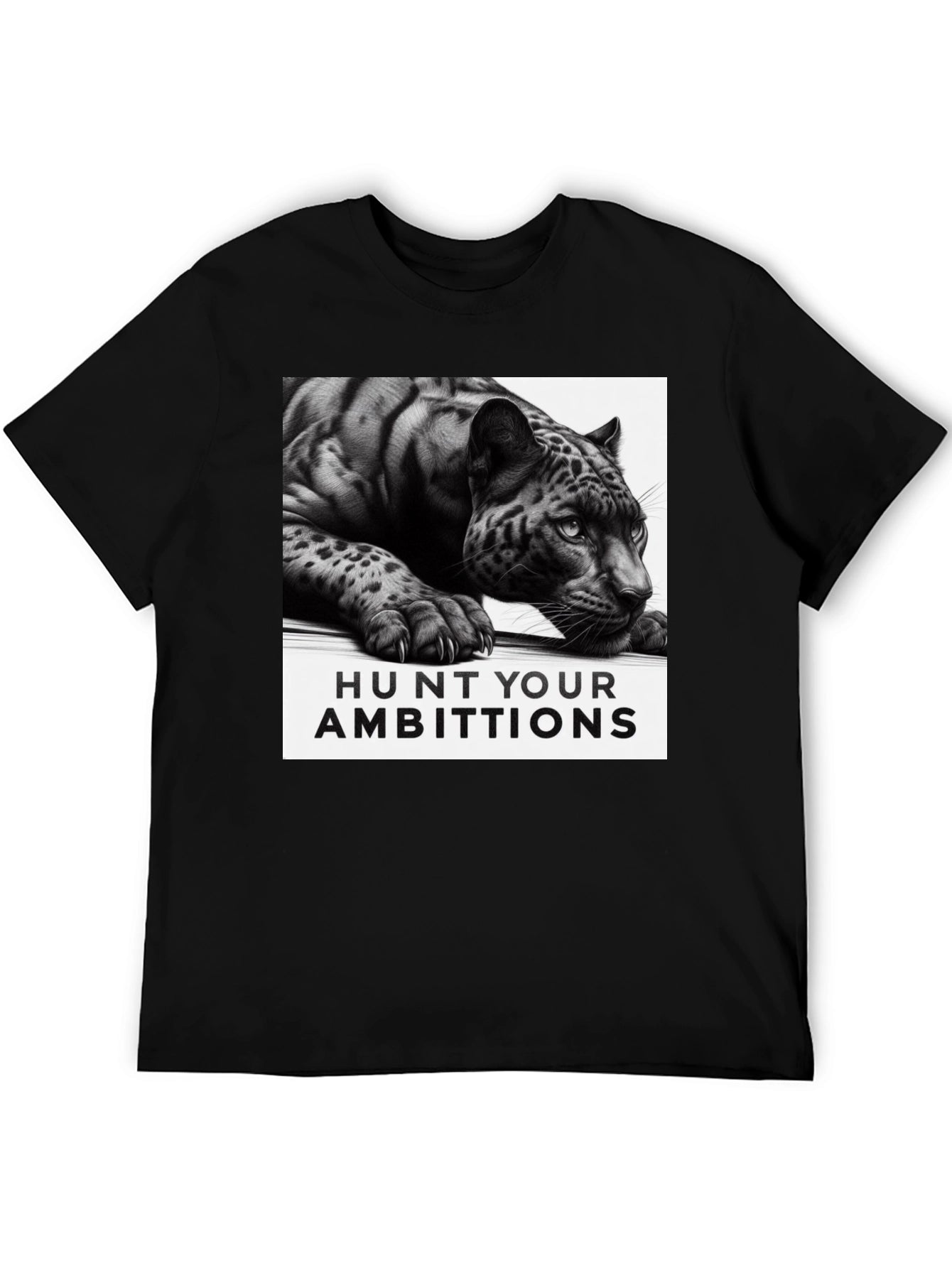 Hunt Your Ambitions Graphic Tee - Black