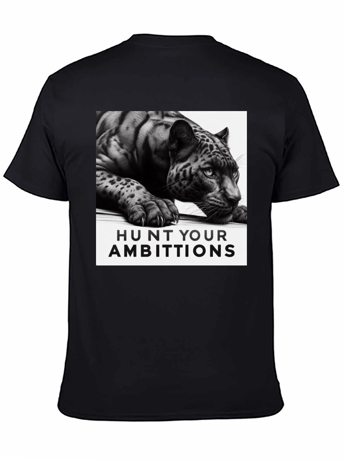 Hunt Your Ambitions Graphic Tee - Black