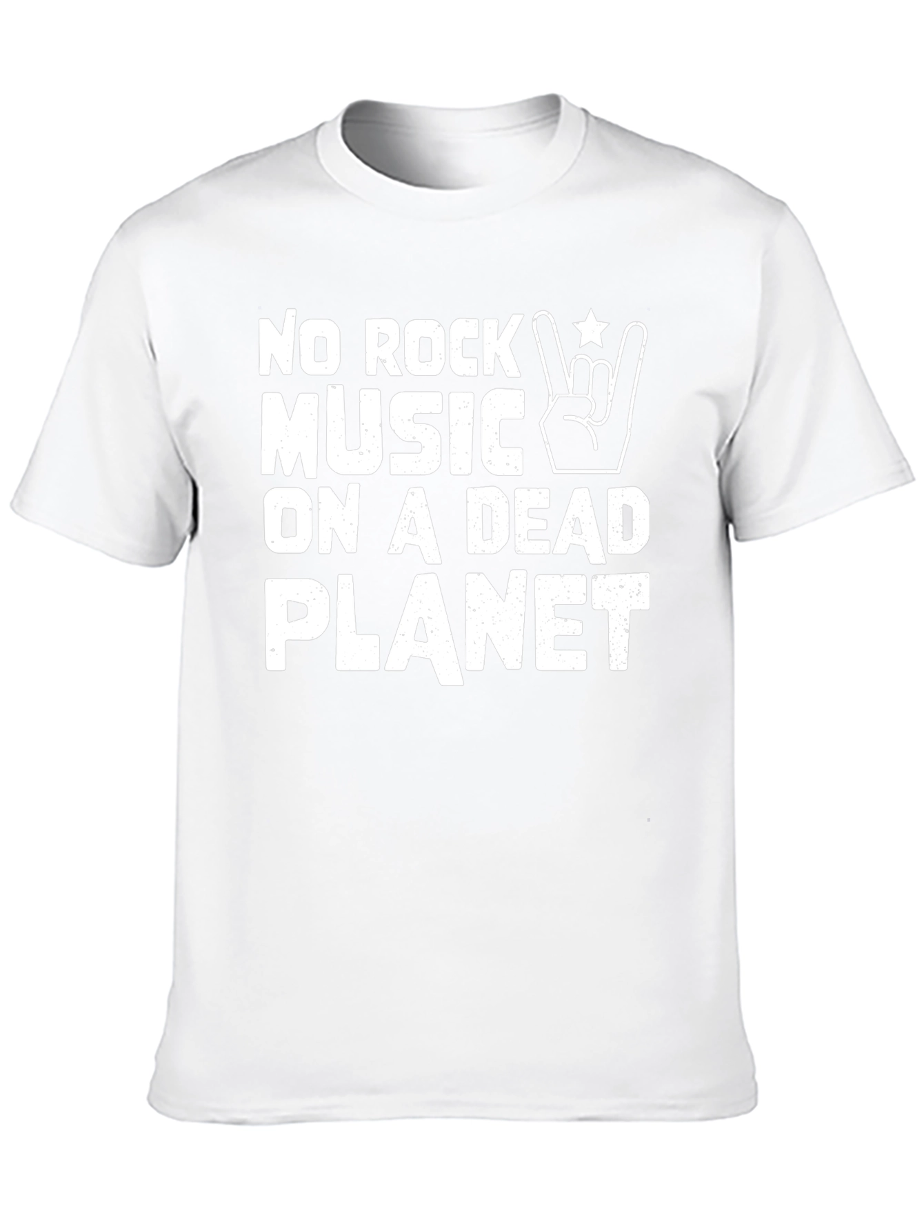 No Rock Music On A Dead Planet Graphic Tee