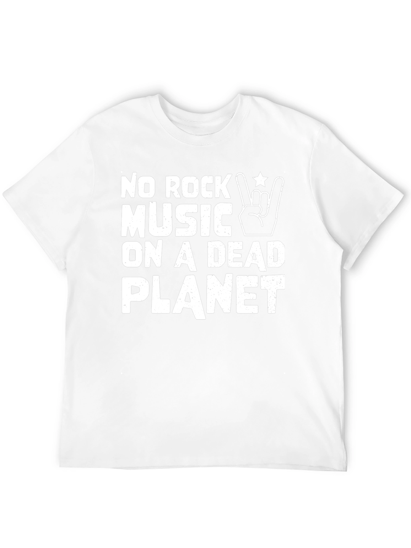No Rock Music On A Dead Planet Graphic Tee