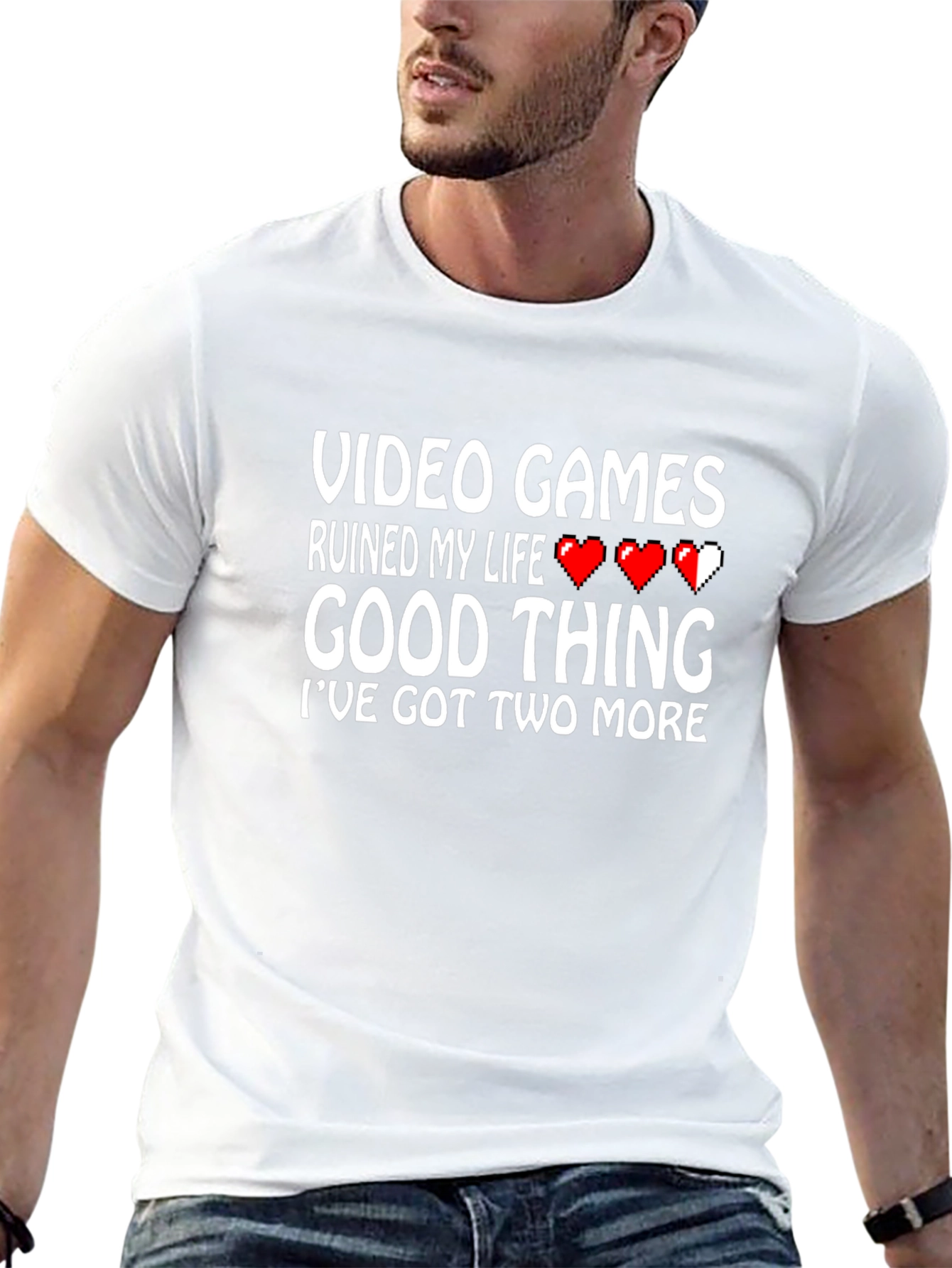 Video Games Ruined My Life Funny Gamer T-Shirt