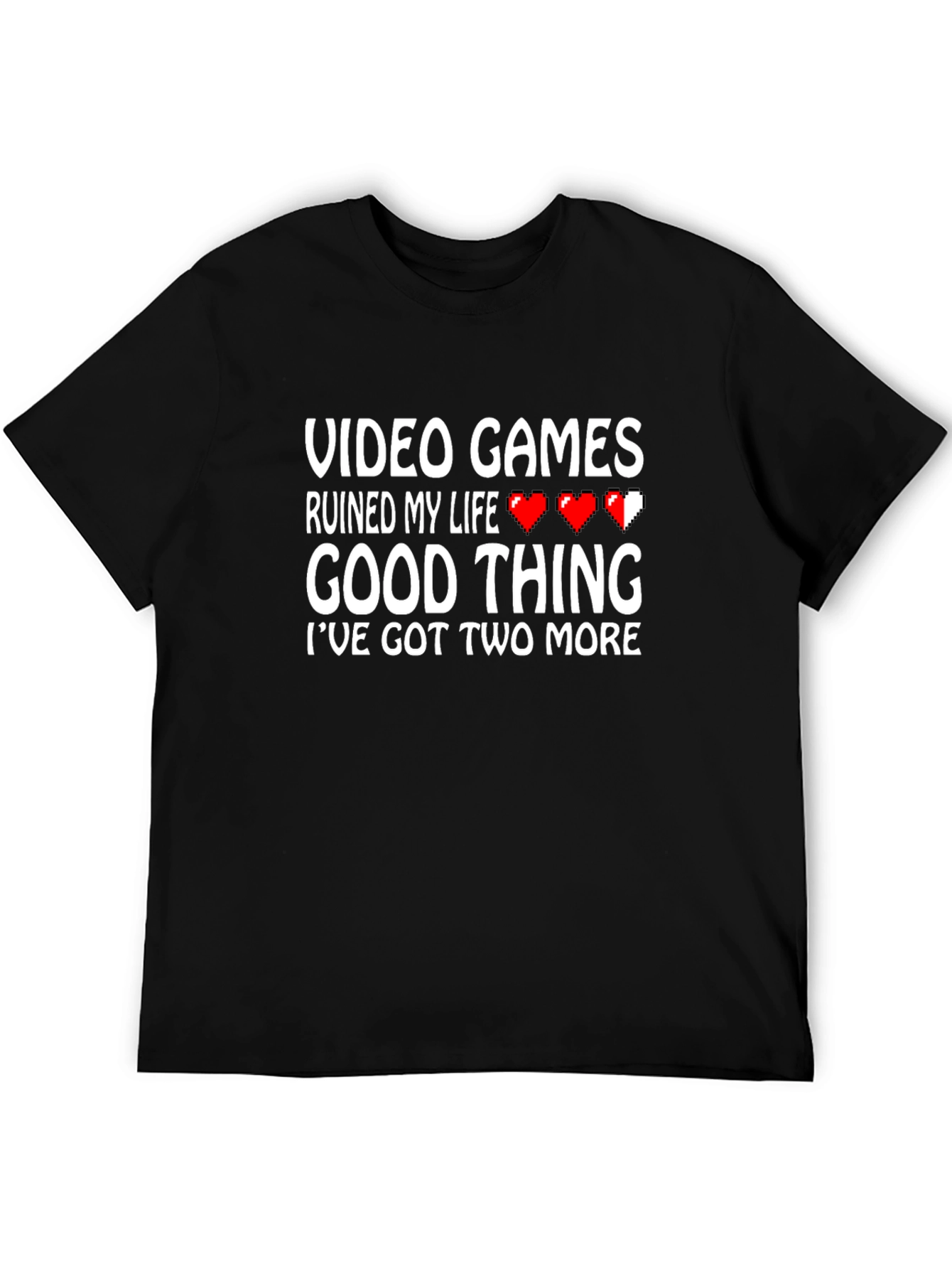Video Games Ruined My Life Funny Gamer T-Shirt
