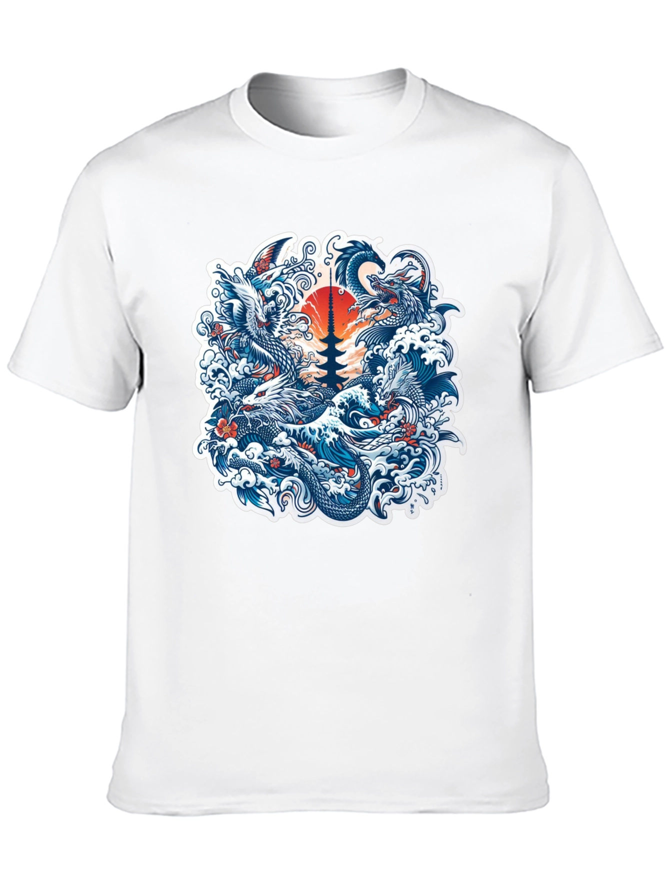 Dragon and Pagoda T-Shirt